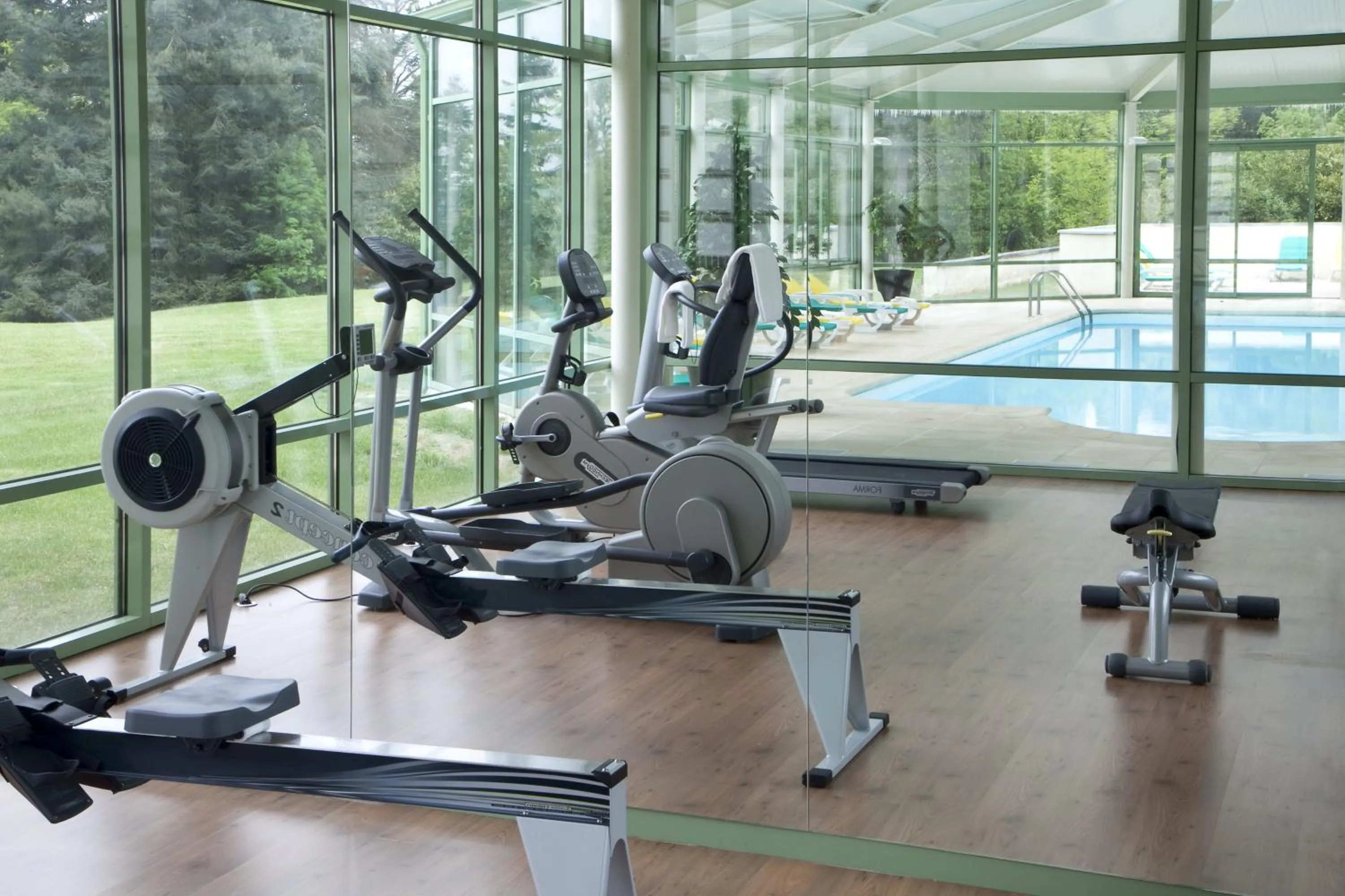 Fitness centre/facilities in Le Domaine des Roches, Hotel & Spa
