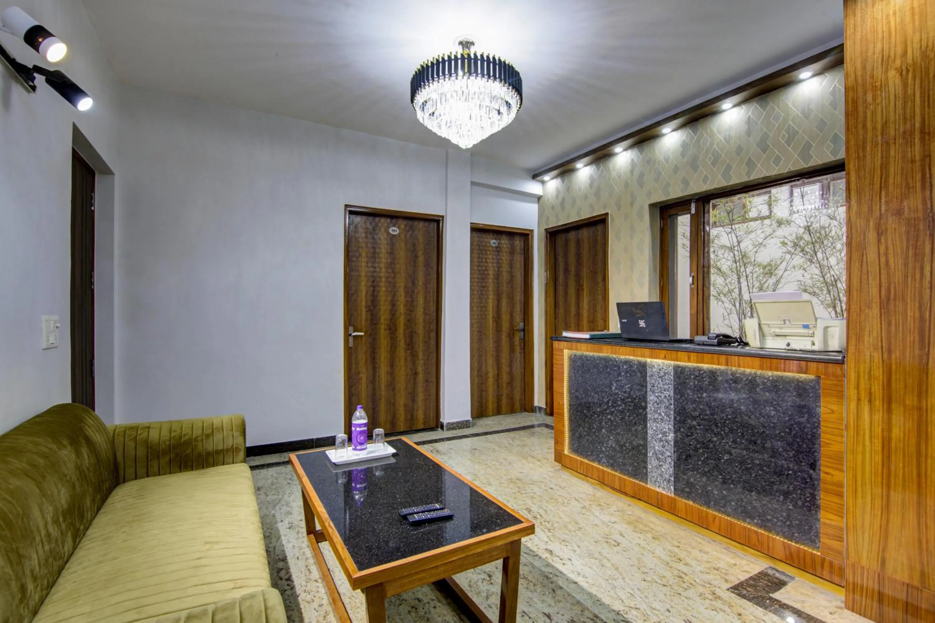 Lobby or reception in Treebo Sai Village, Manesar