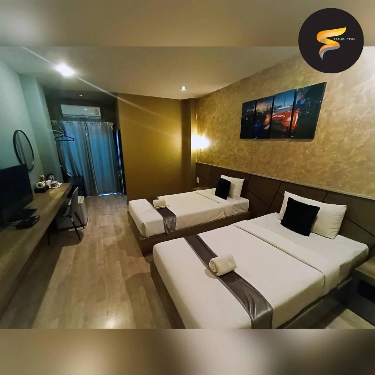 Bed in The S Design Hotel