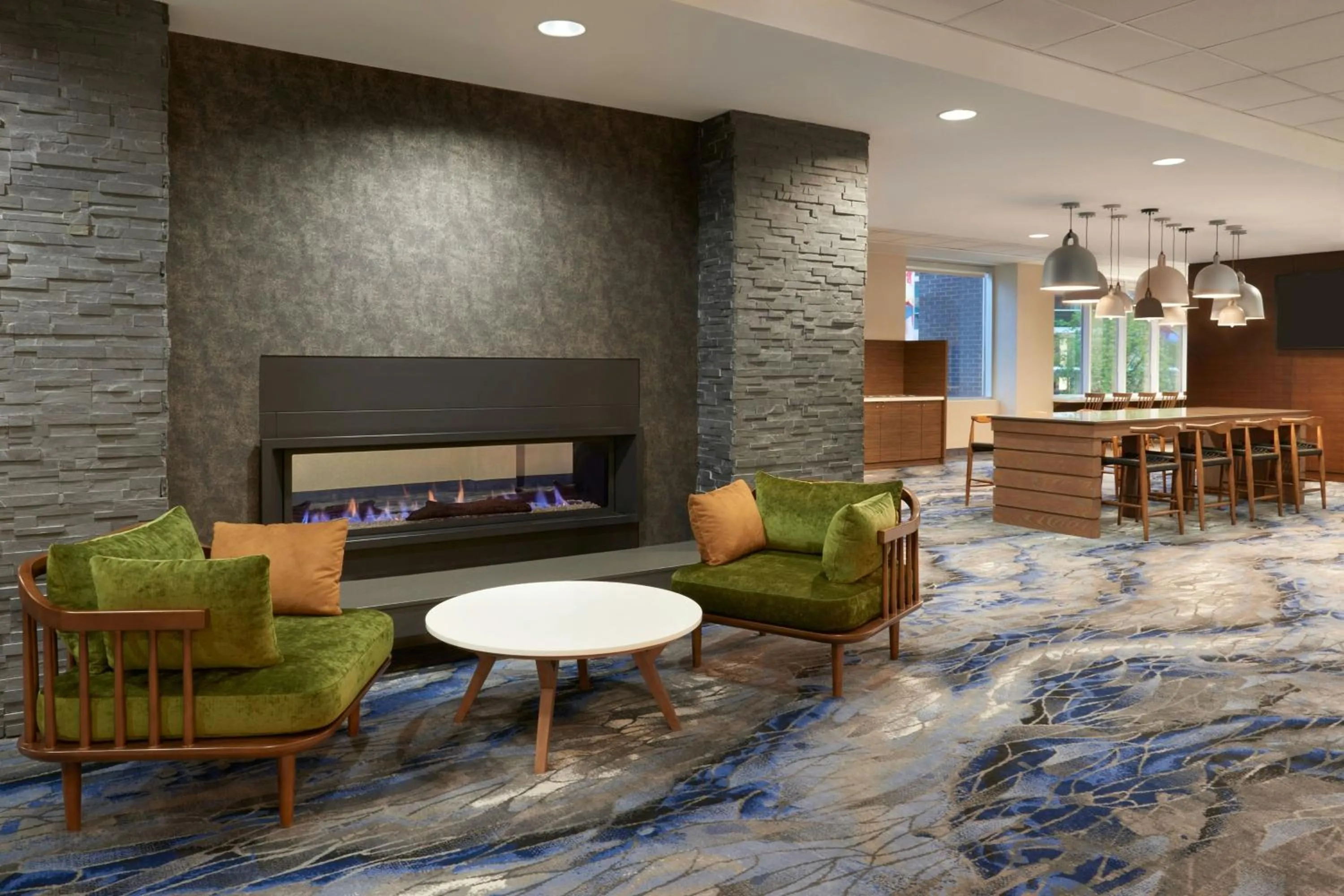 Breakfast in Fairfield Inn & Suites by Marriott Calgary Downtown