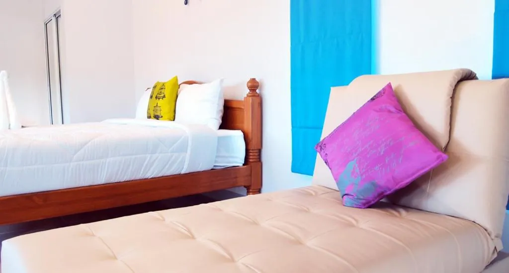 People, Bed in KP Mountain Beach