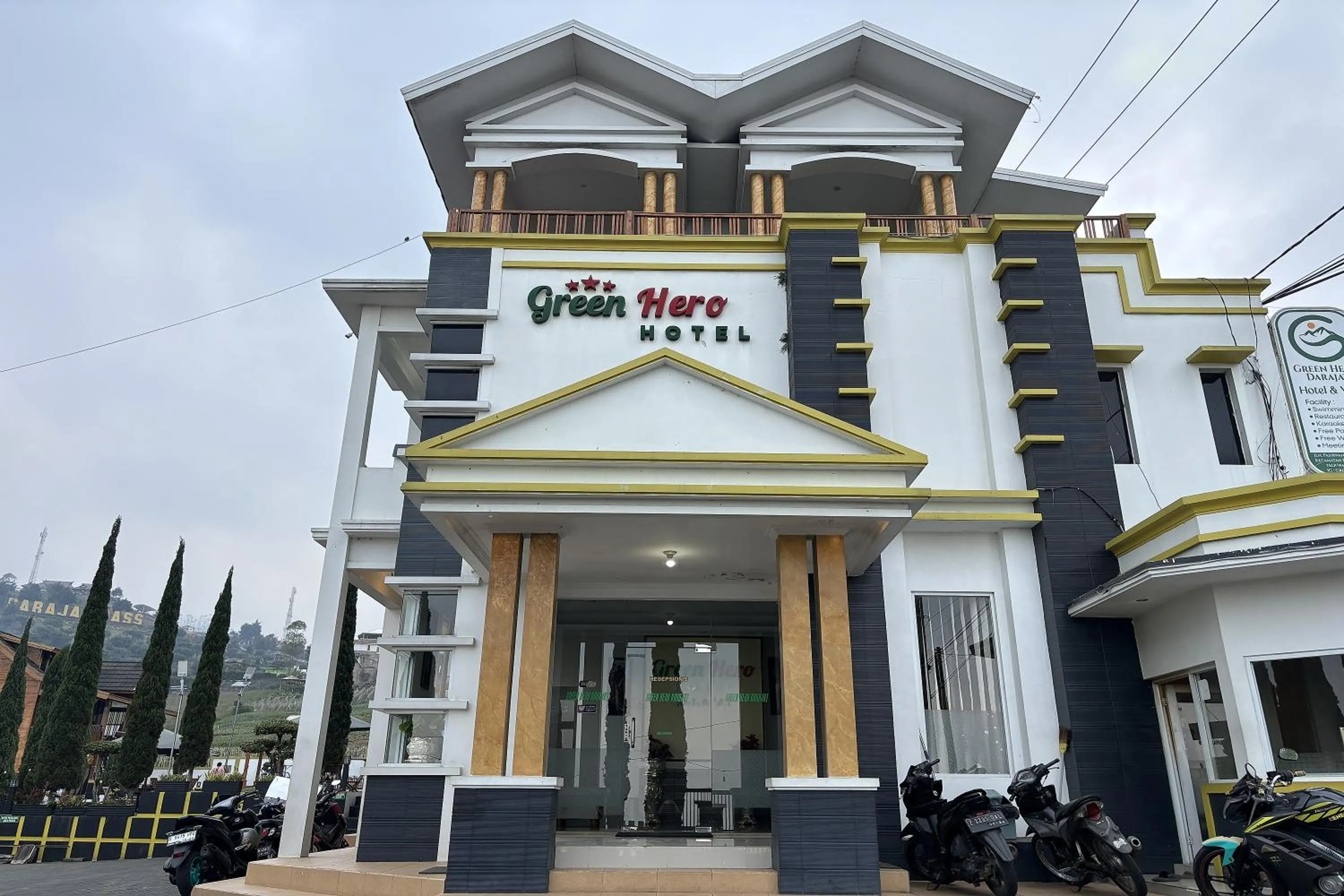 Property building in Green Hero Darajat Hotel