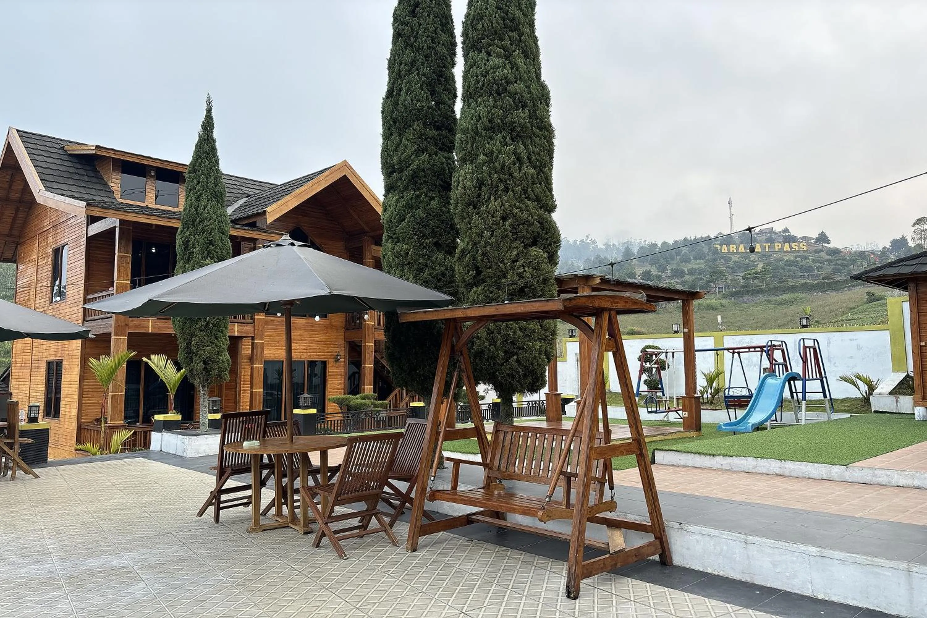 Property building in Green Hero Darajat Hotel