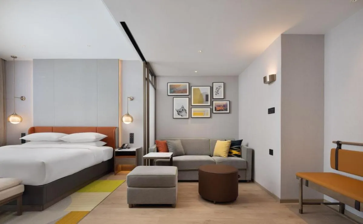 Bedroom, Bed in Home2 by Hilton Chongqing Wushan