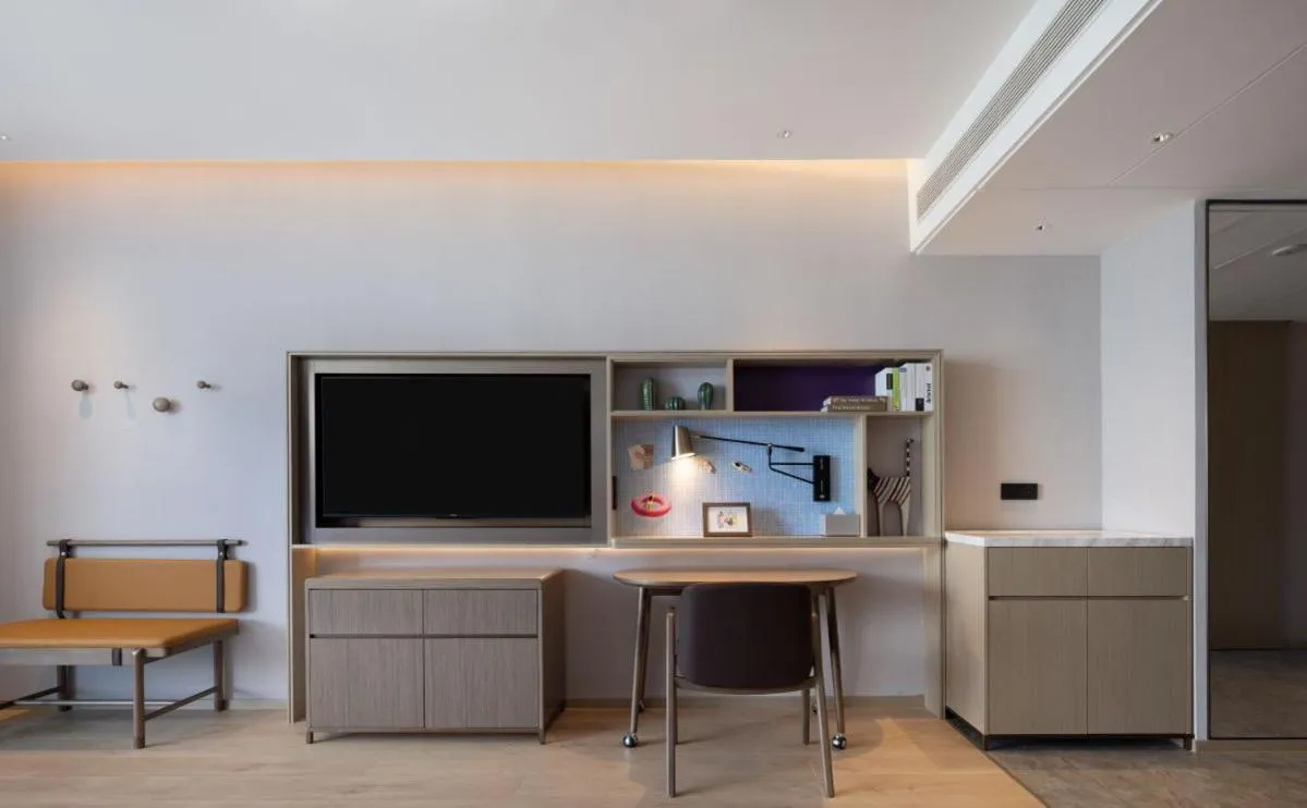 Seating area in Home2 by Hilton Chongqing Wushan