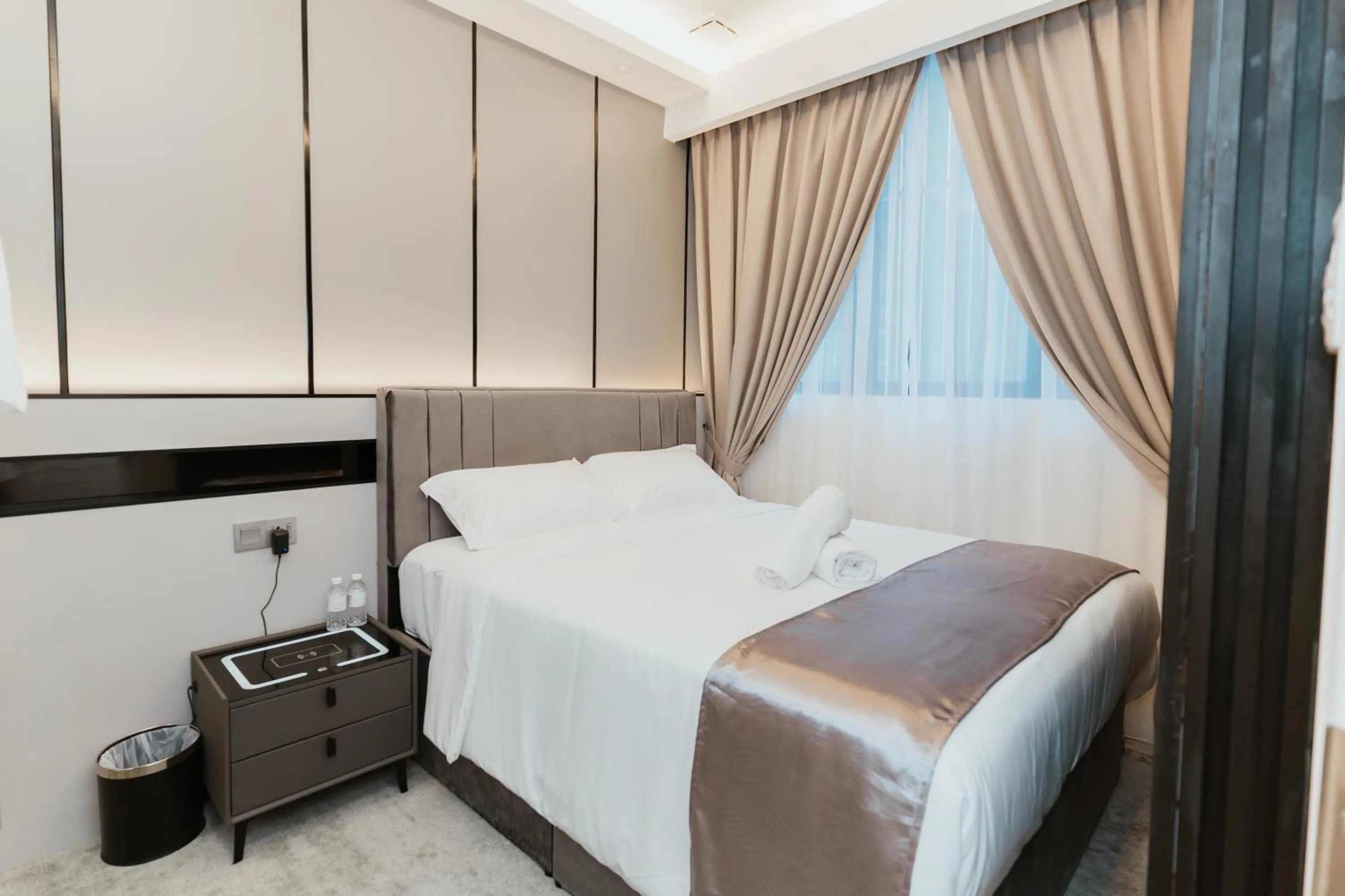 Bed in Brilliant Hotel Dan Spa