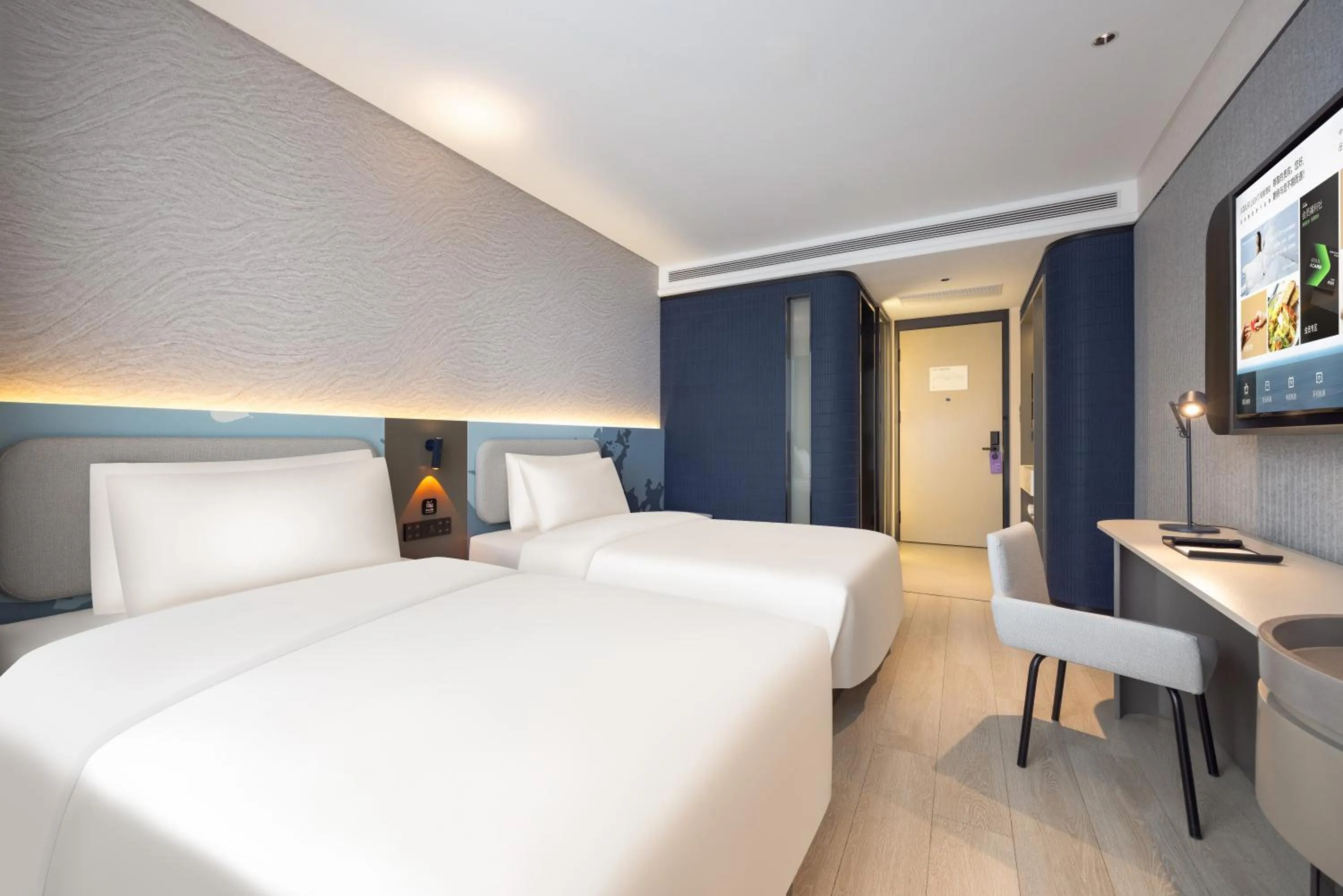 Bed in Atour Light Hotel Shenyang Yuhong Plaza Metro Station