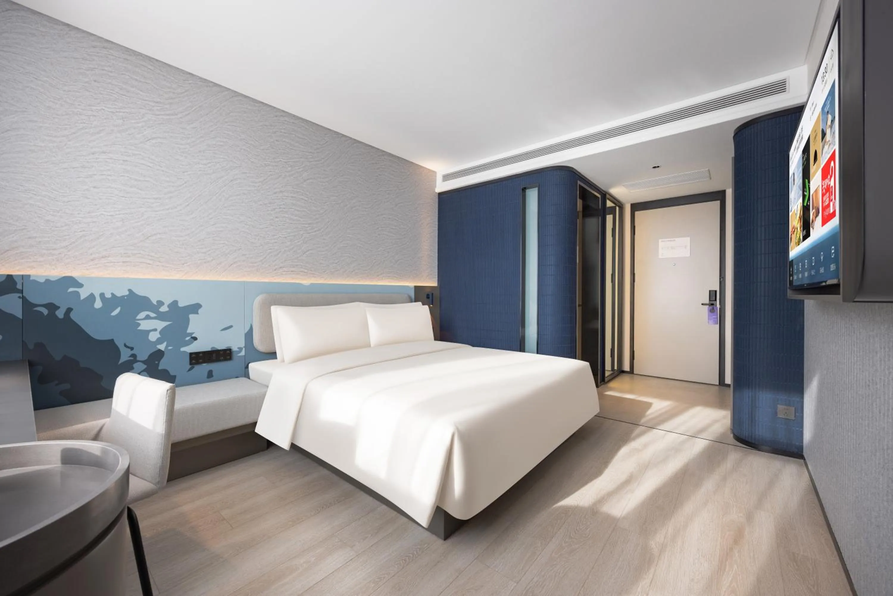 Bed in Atour Light Hotel Shenyang Yuhong Plaza Metro Station