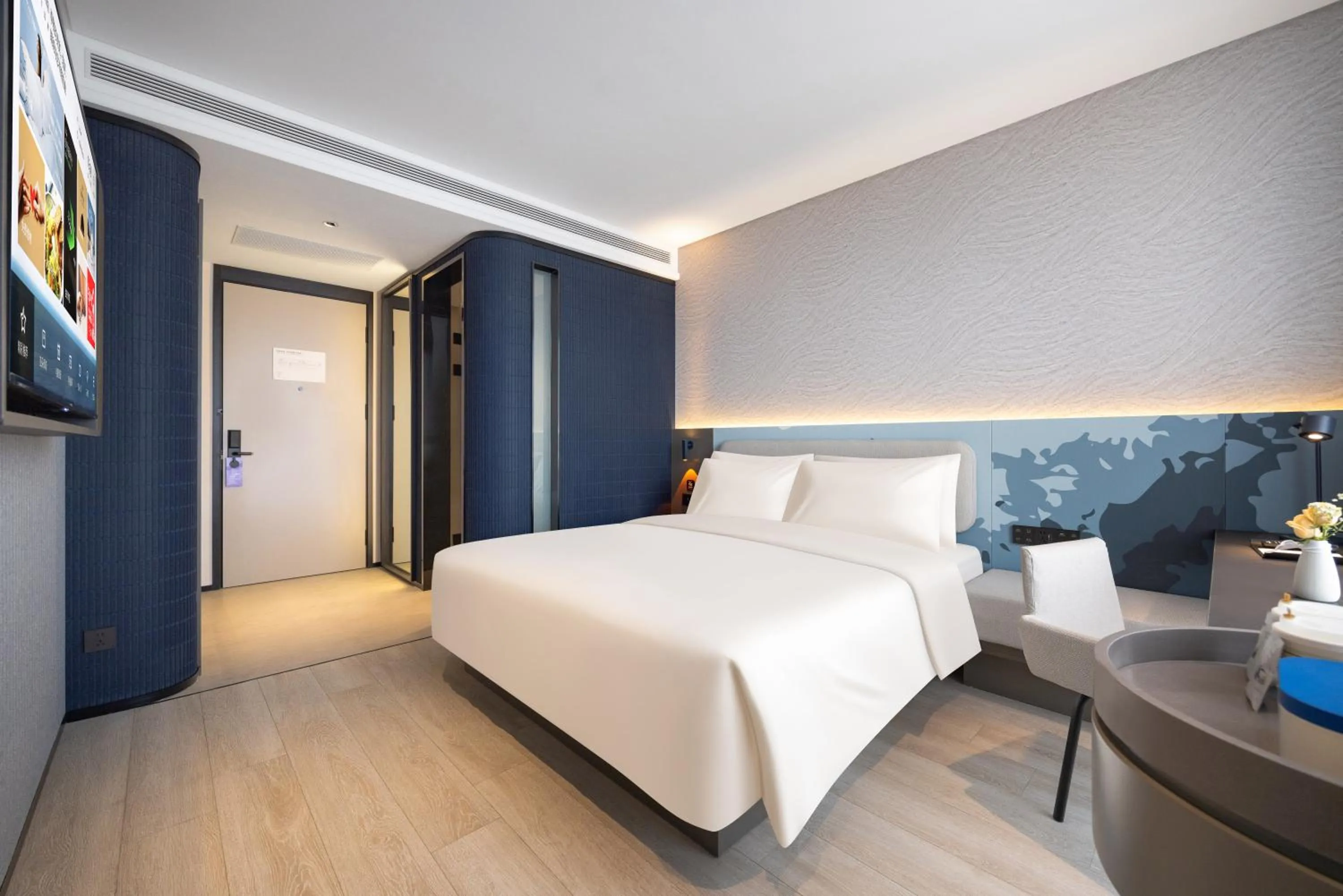 Bed in Atour Light Hotel Shenyang Yuhong Plaza Metro Station