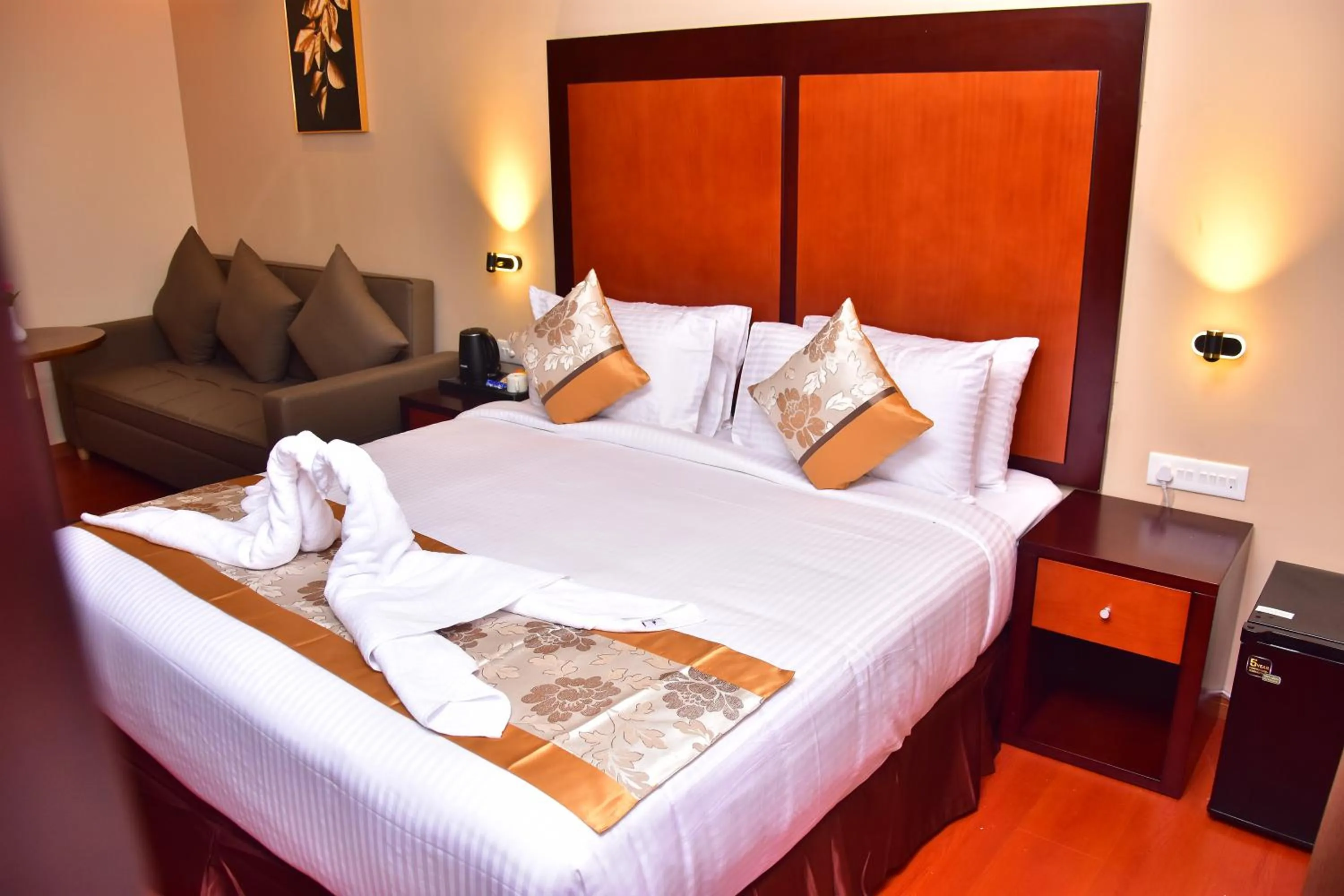 Bed in Park Avenue Hotel & Apartments Trichy