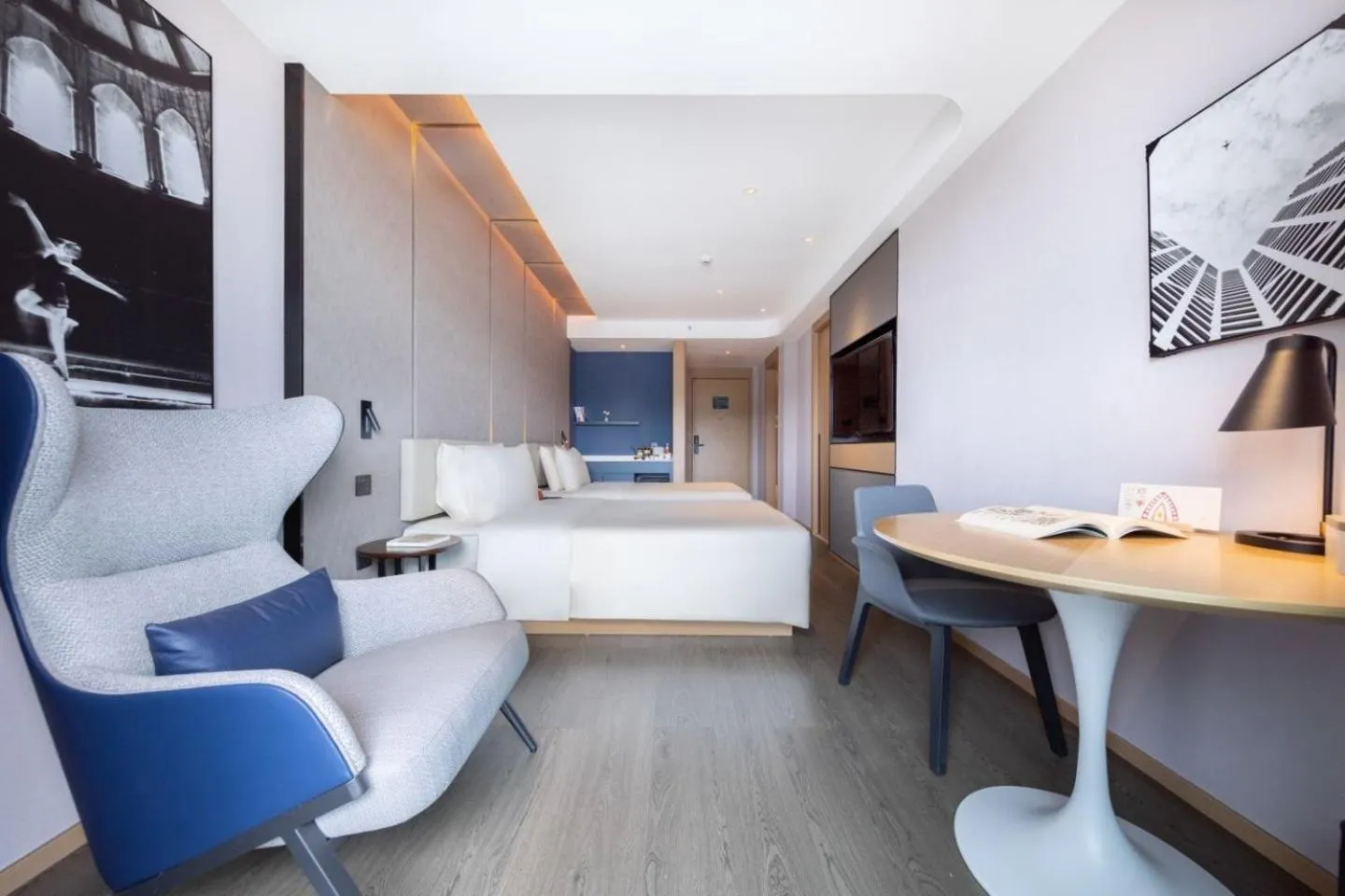 Bed in Atour Hotel Shenzhen Guangming Science City Zhengda City