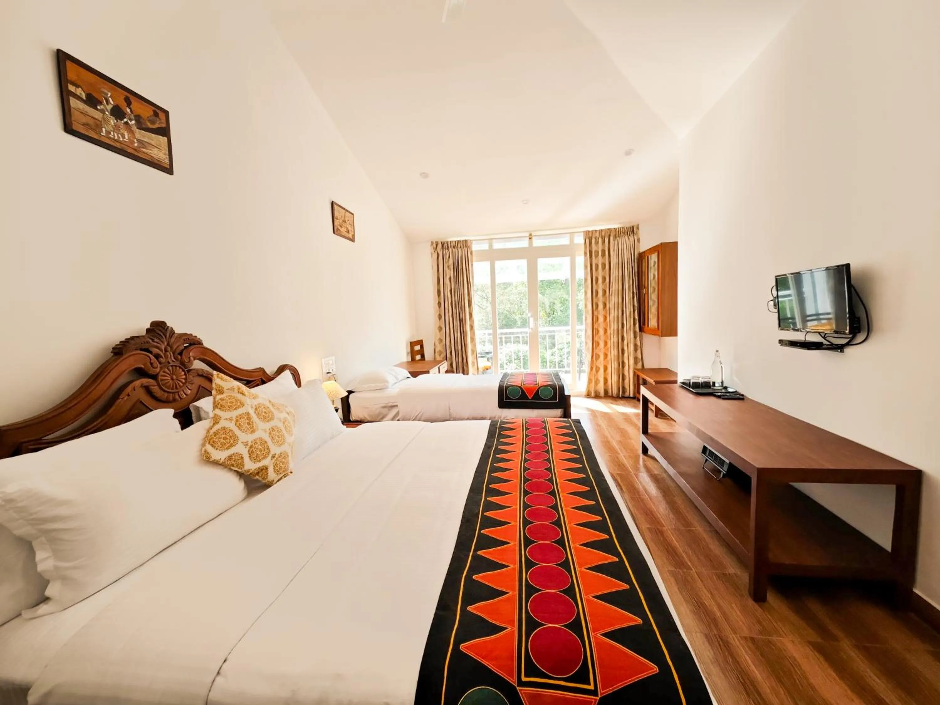 Bed in Ibex Resorts, Valparai Mistly
