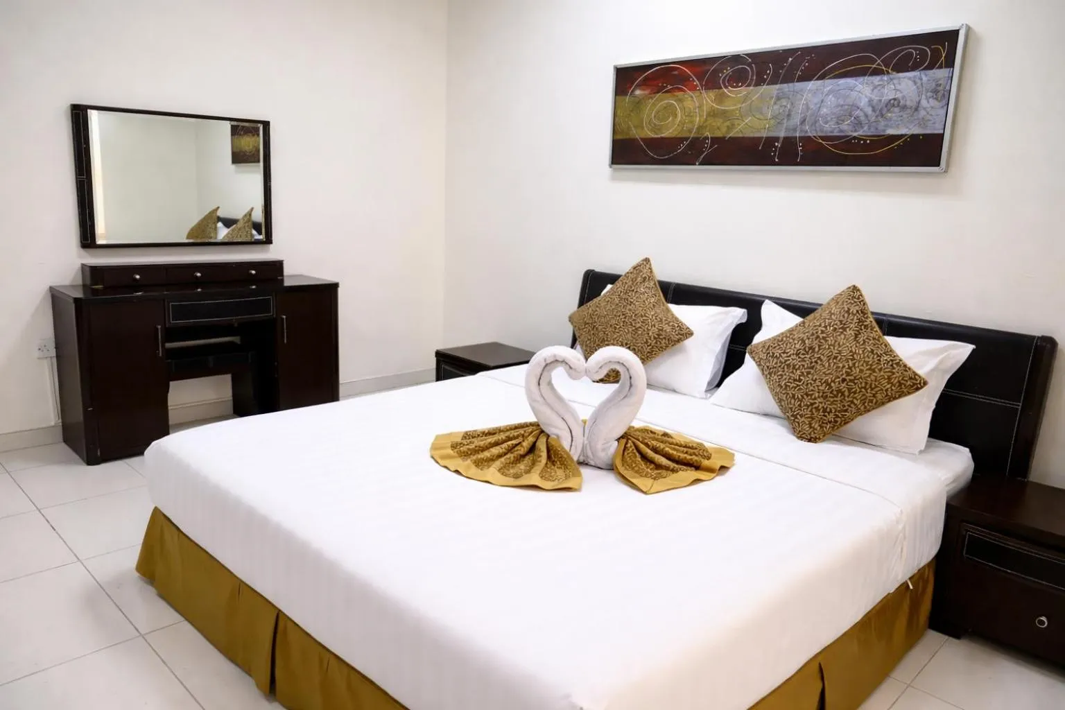 Bedroom, Bed in Binayat Hama Serviced Apartments