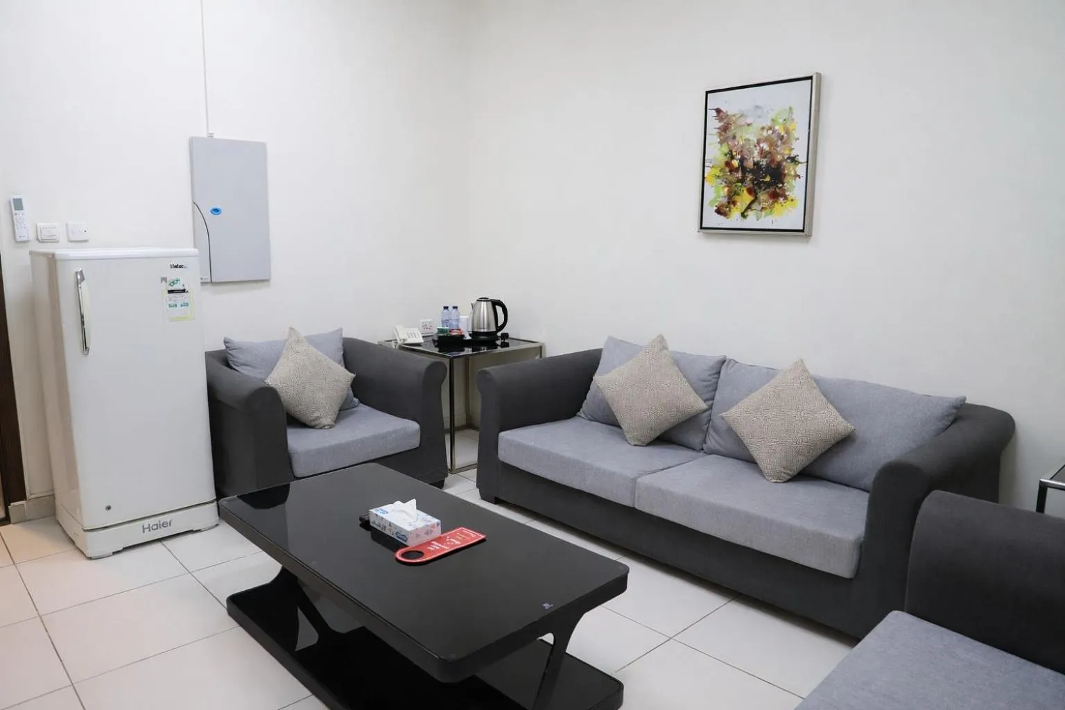 Living room in Binayat Hama Serviced Apartments