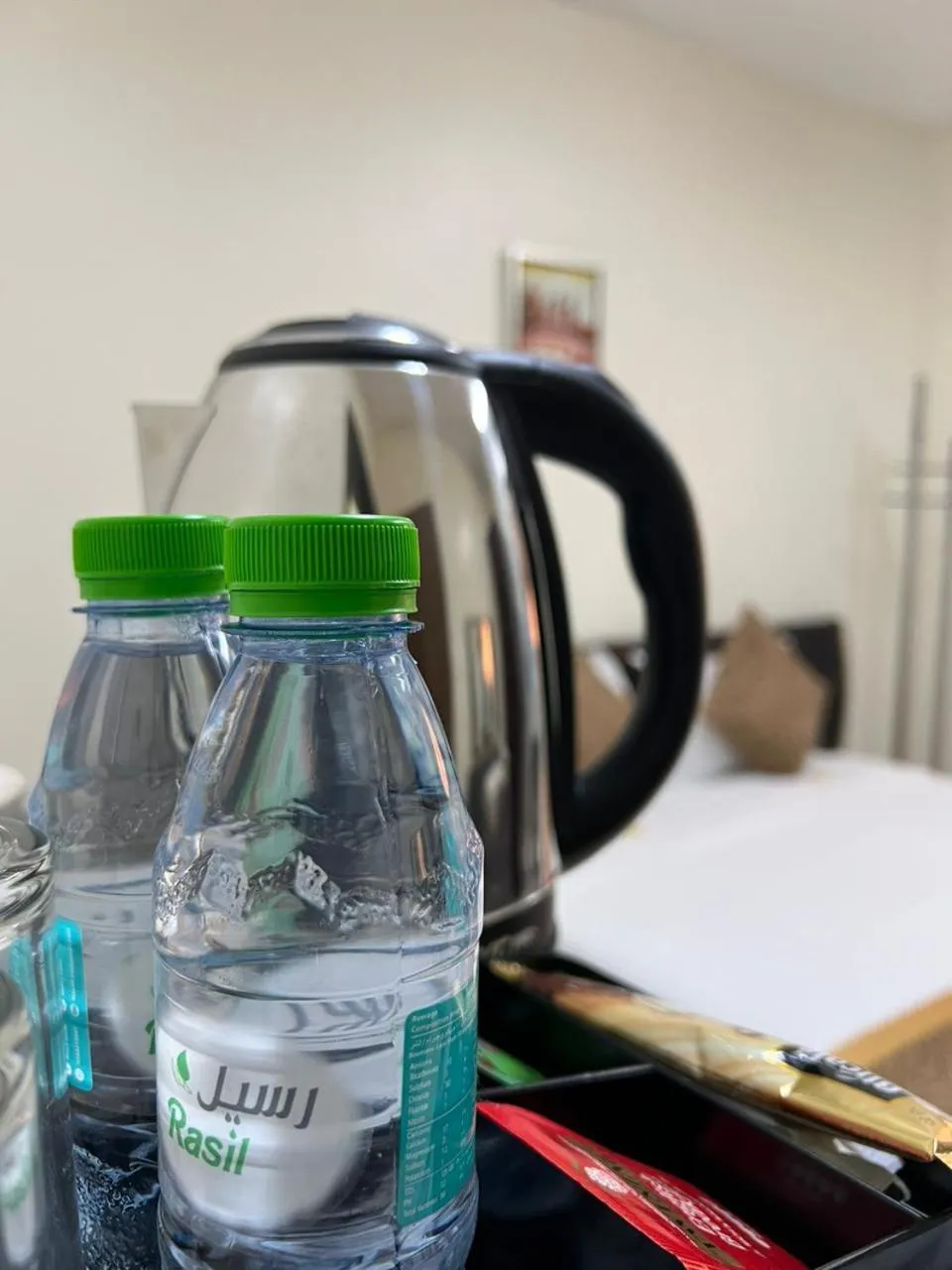 Kitchen or kitchenette in Binayat Hama Serviced Apartments