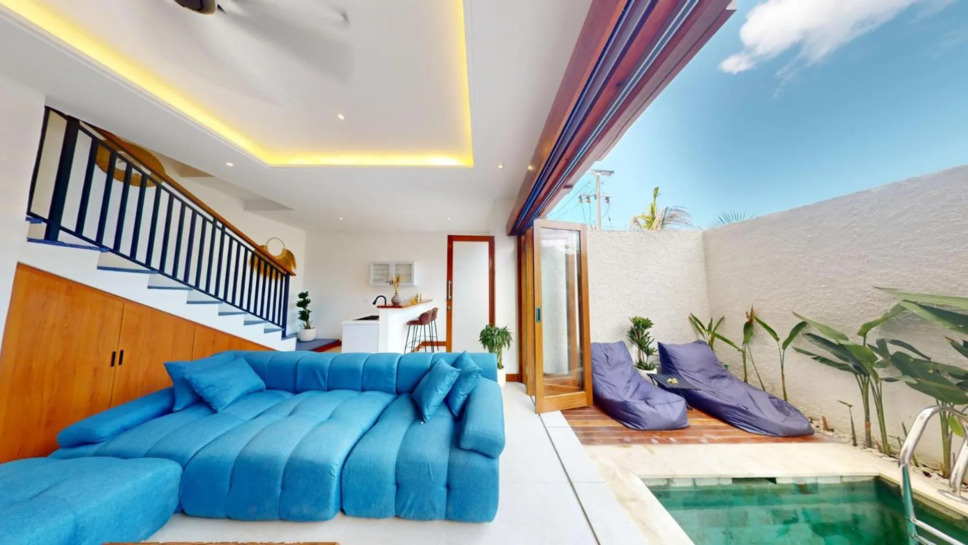 Living room in Segara Seaside Resort