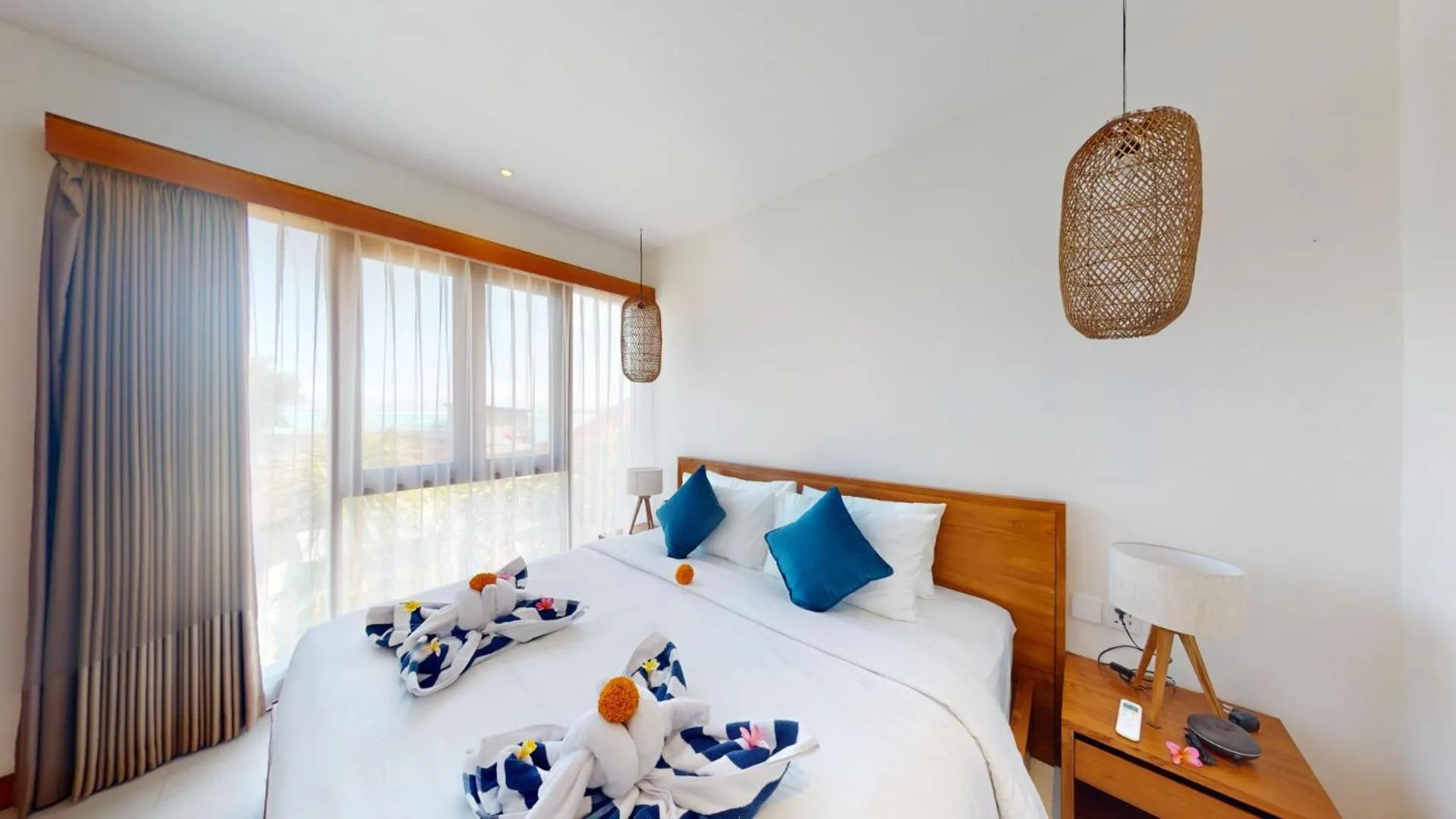 Bed in Segara Seaside Resort