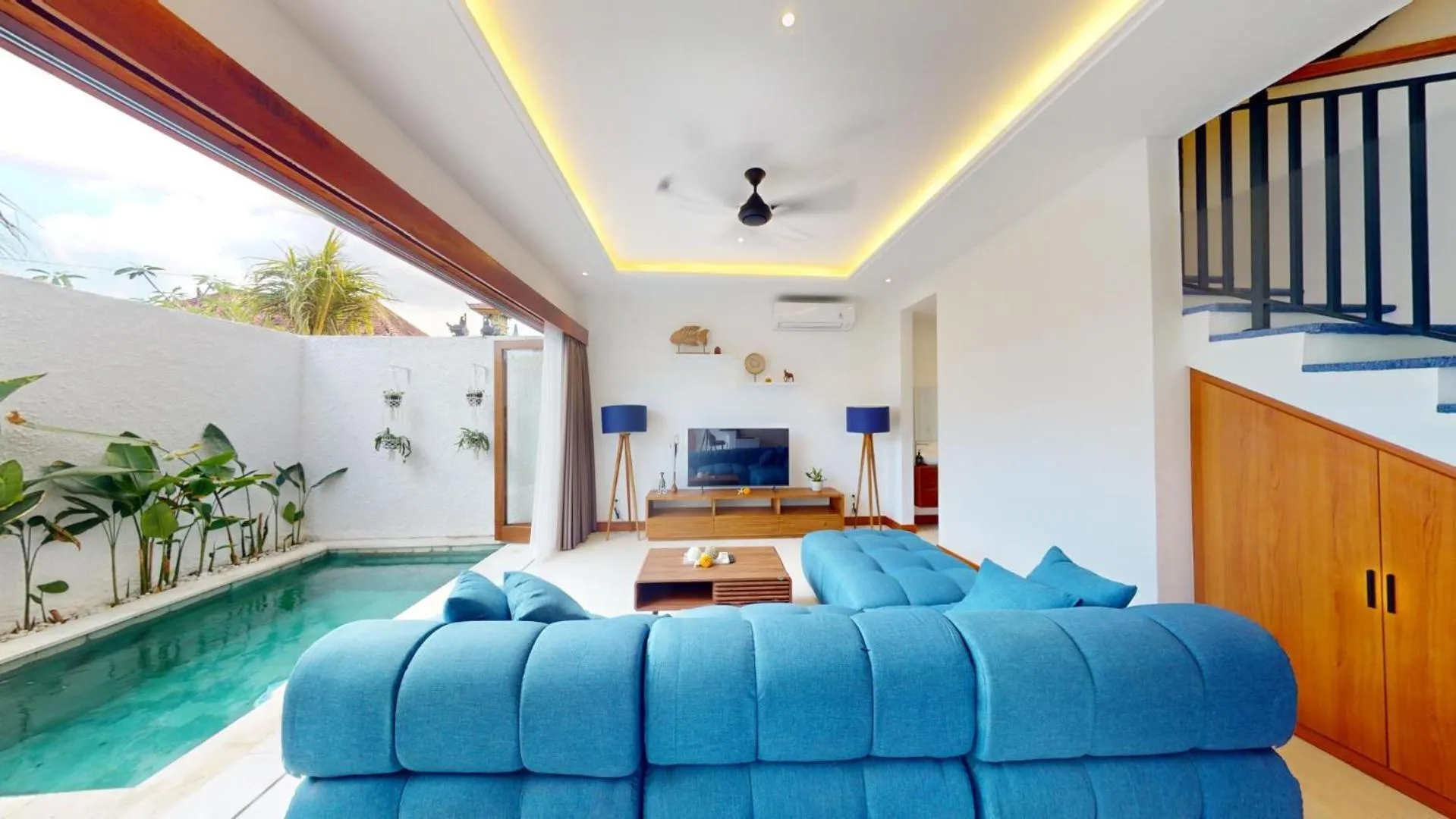 Living room in Segara Seaside Resort