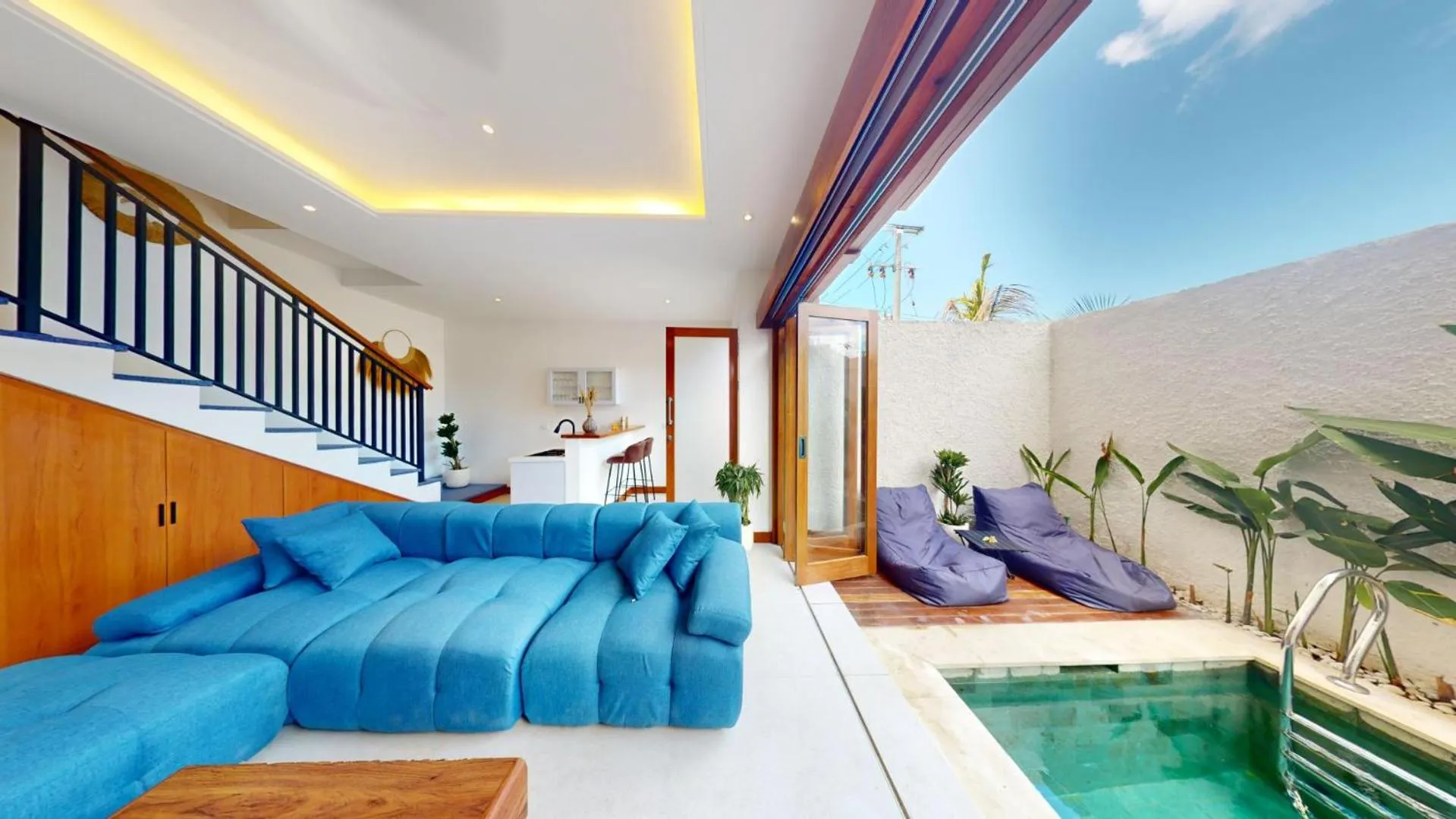 Living room in Segara Seaside Resort