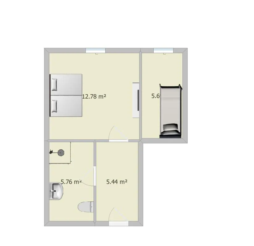 Floor plan in Hotel Grissemann