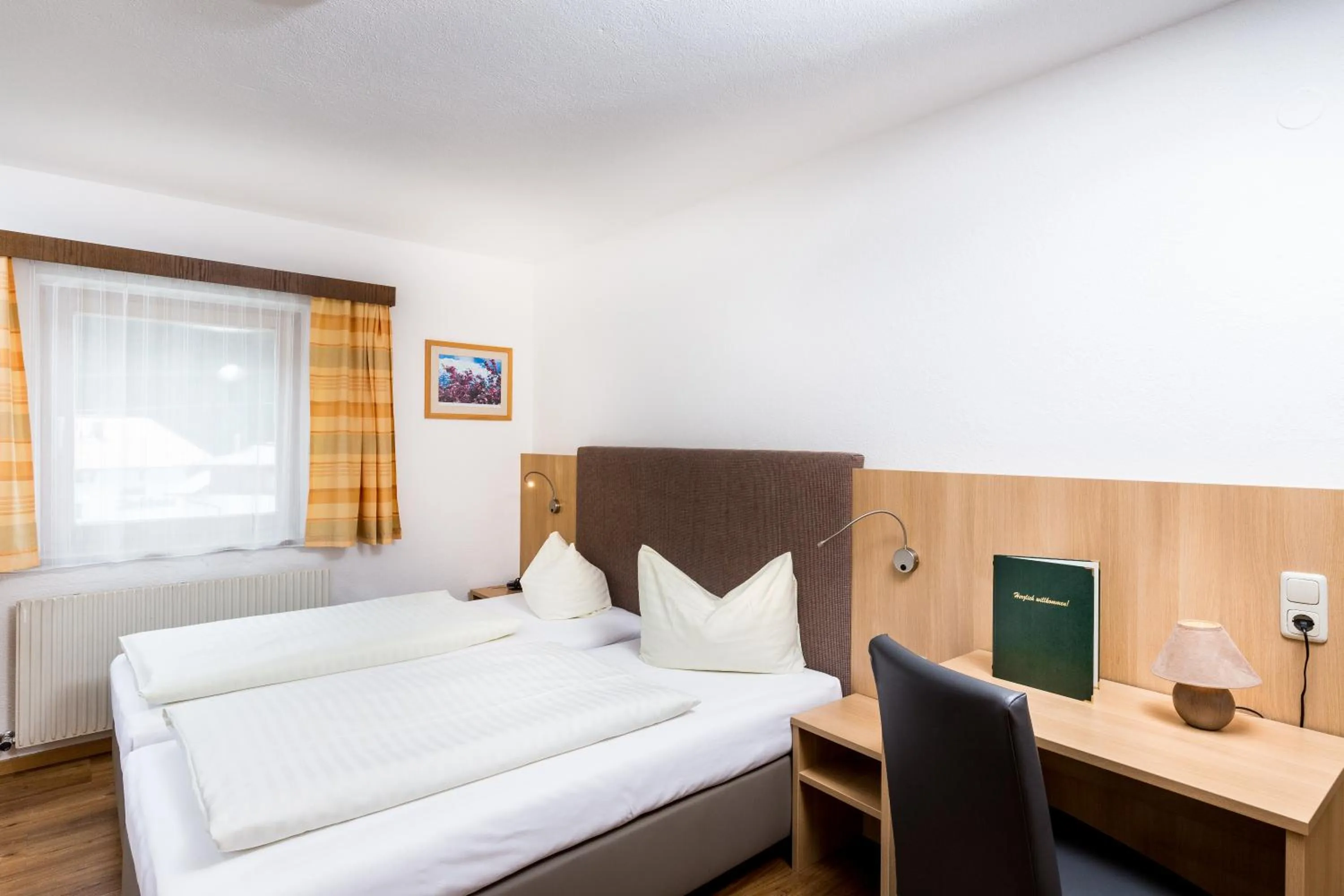 Bed in Hotel Grissemann