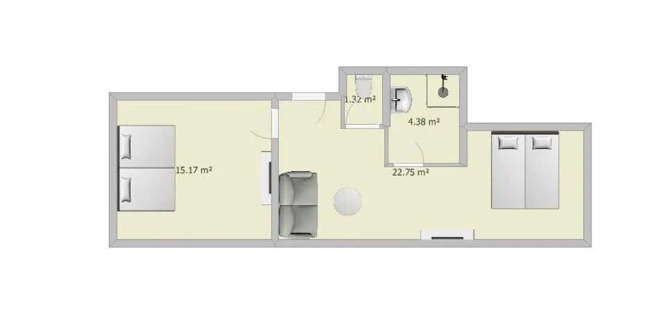 Floor plan in Hotel Grissemann