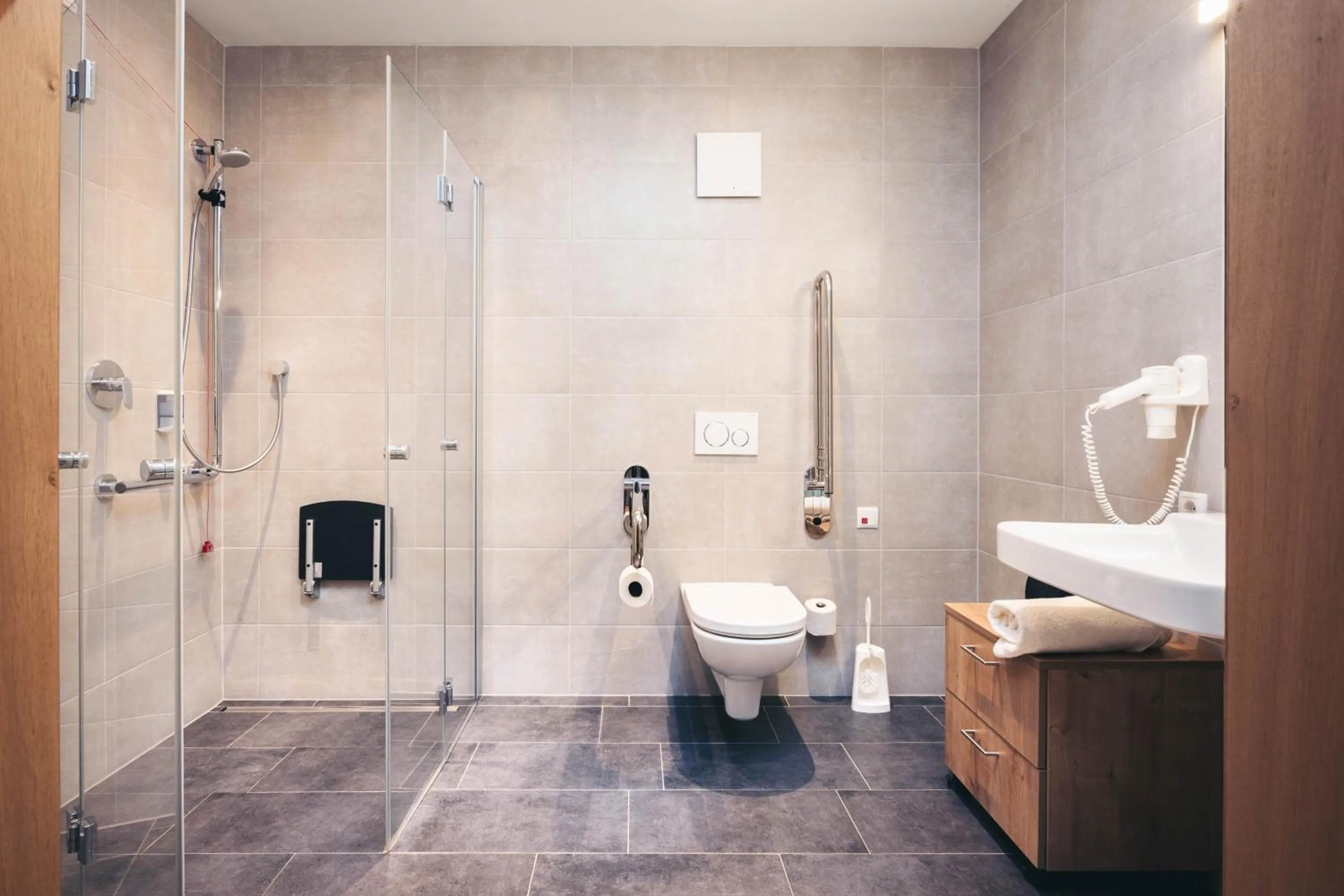 Bathroom in Hotel Grissemann