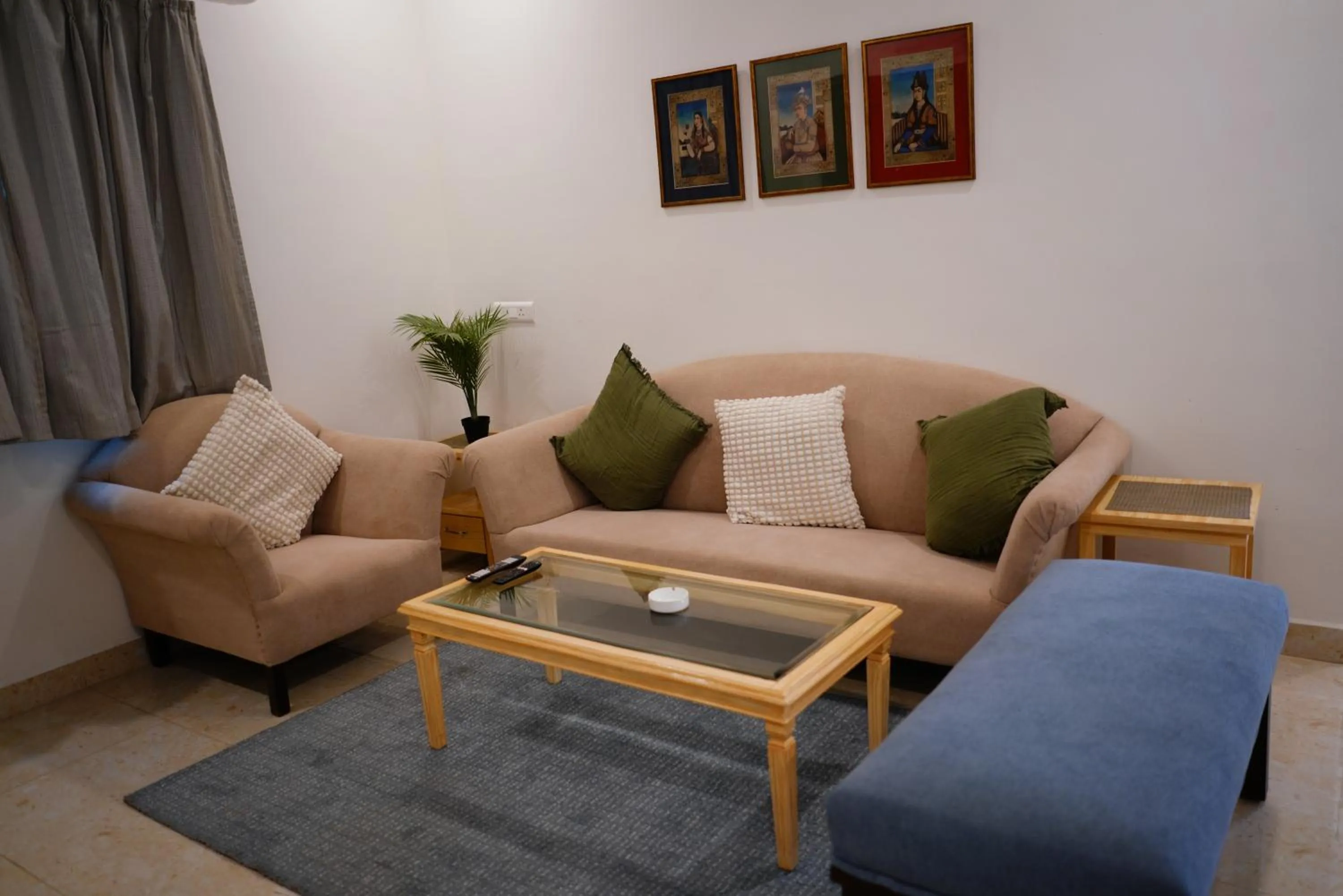 Living room in Enkay Service Apartments