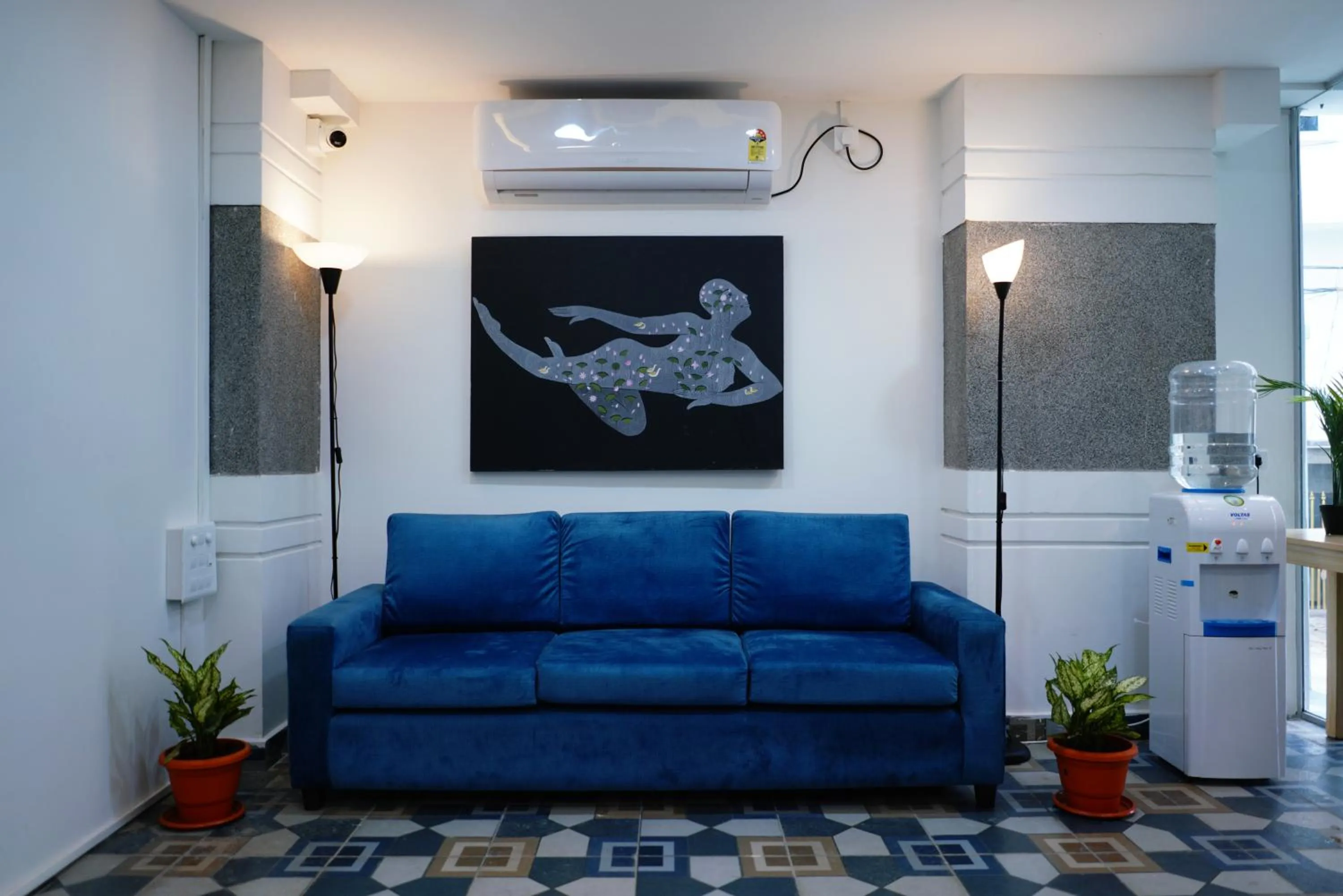 Seating area in Enkay Service Apartments