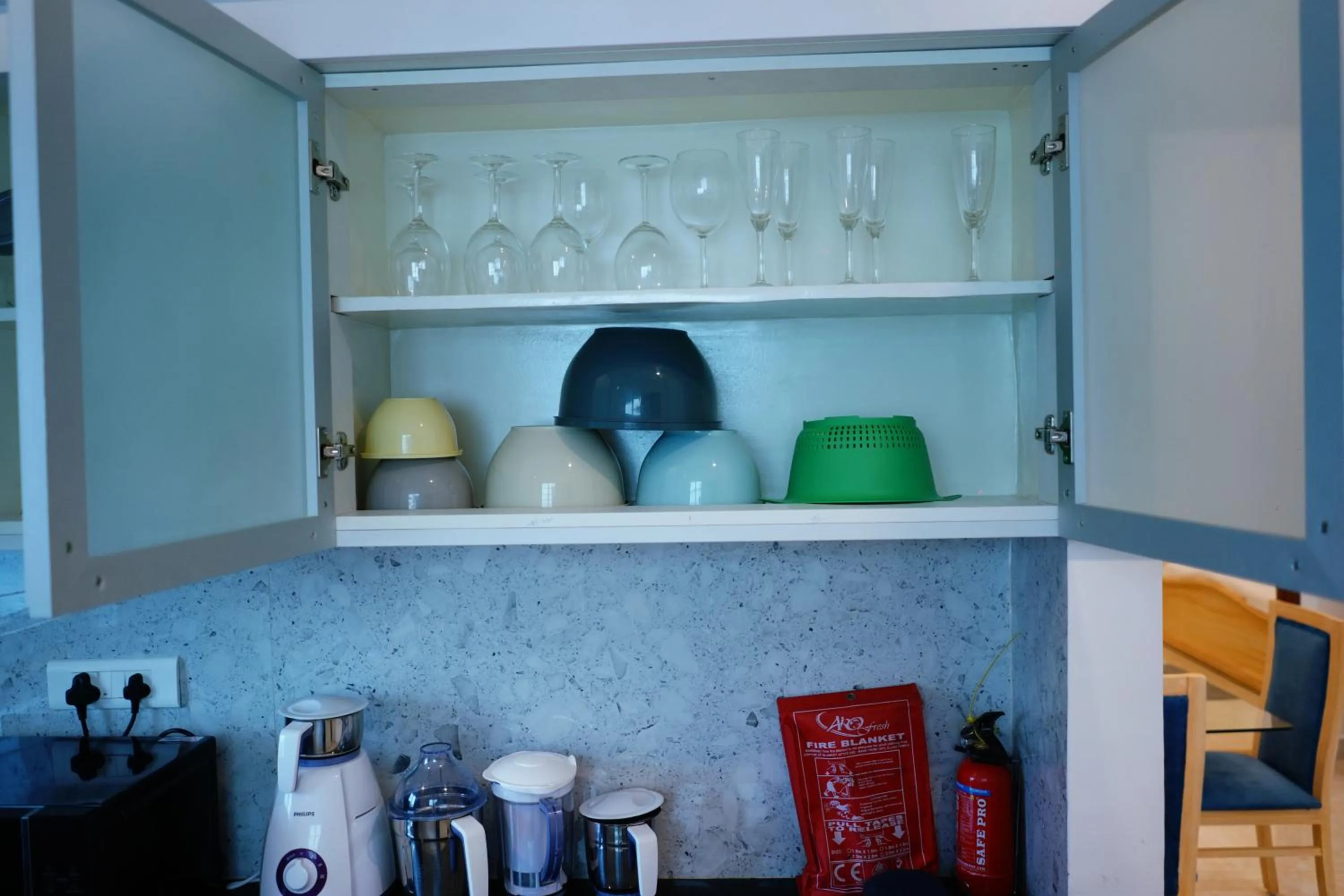 kitchen in Enkay Service Apartments