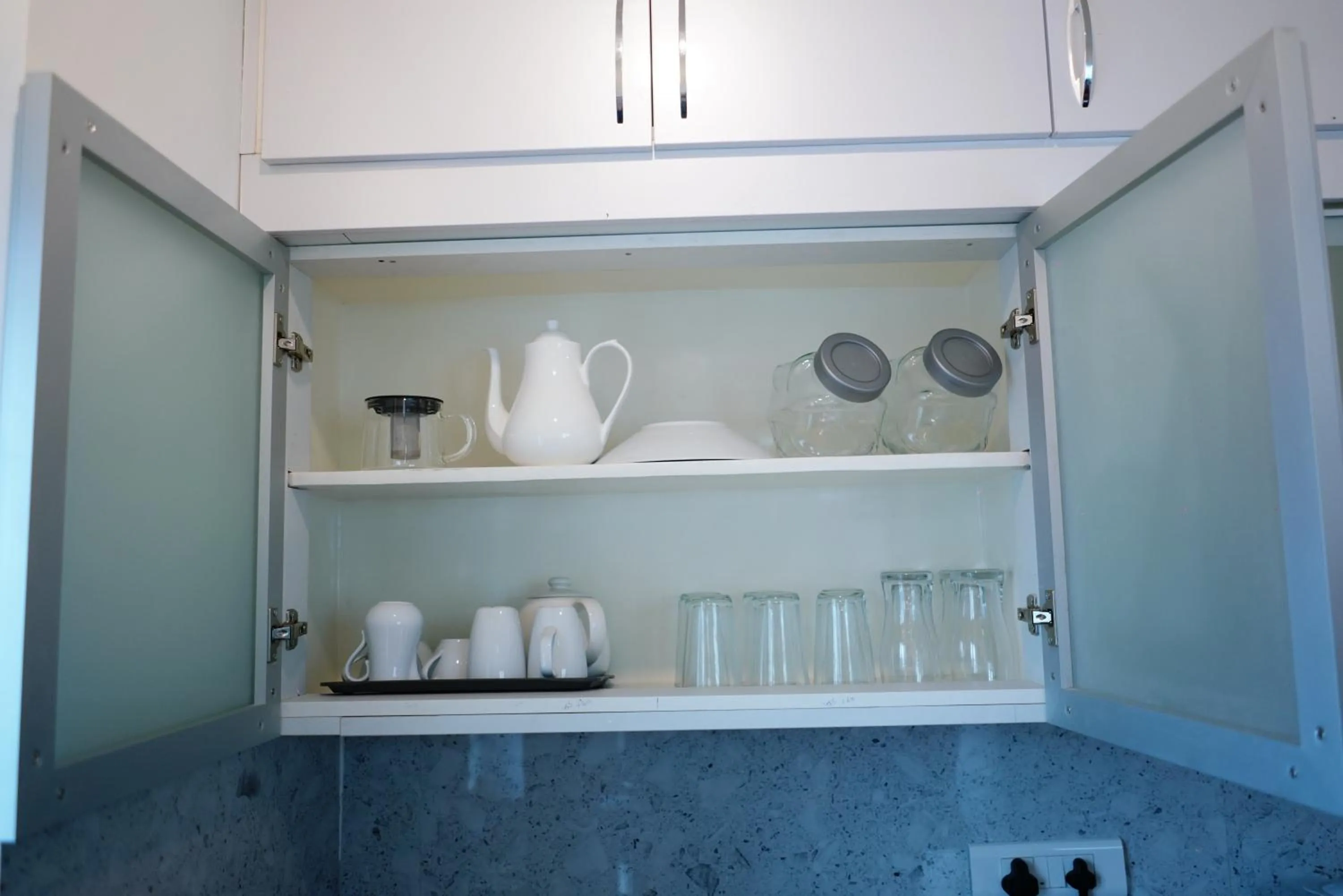 kitchen in Enkay Service Apartments