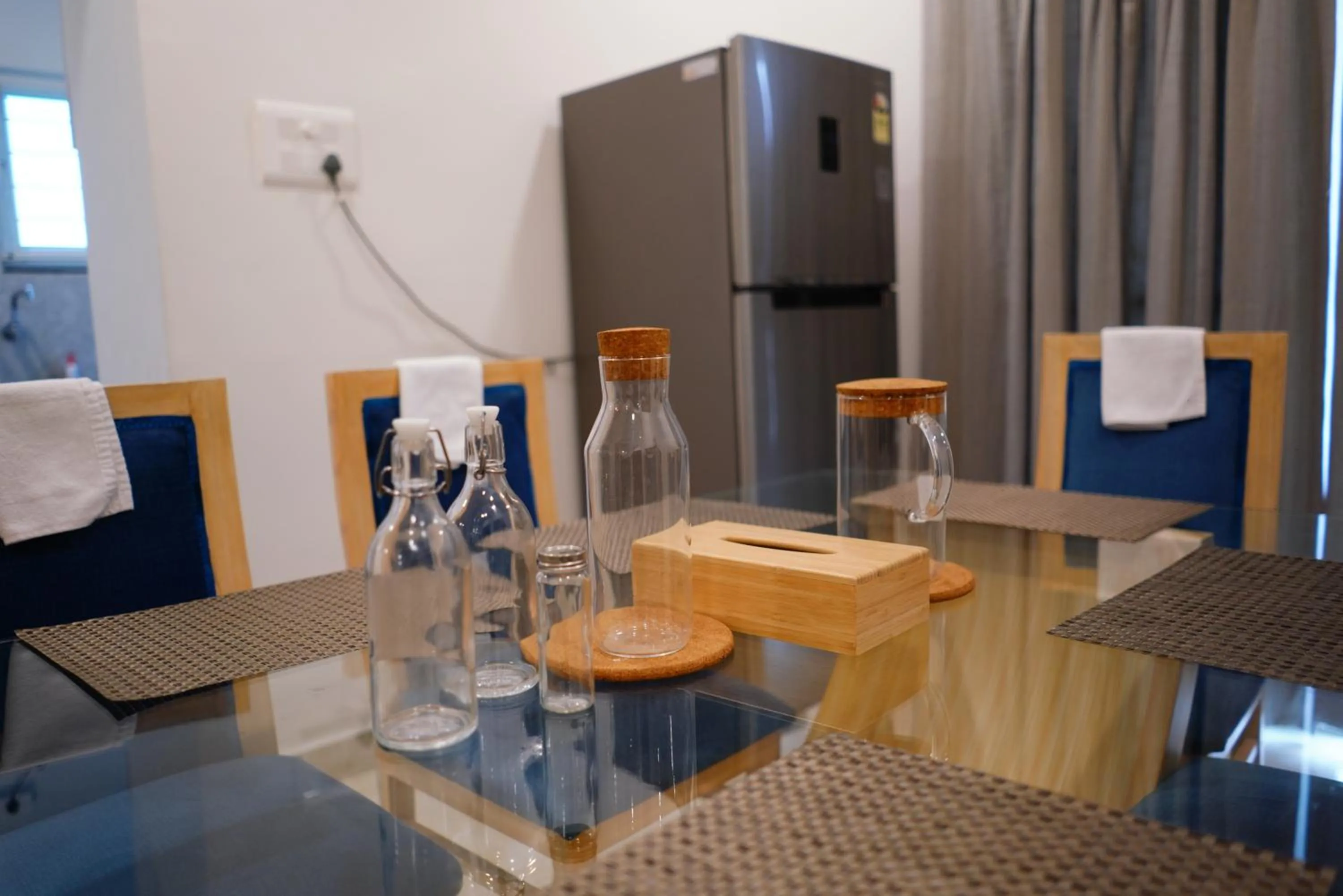 Dining area in Enkay Service Apartments