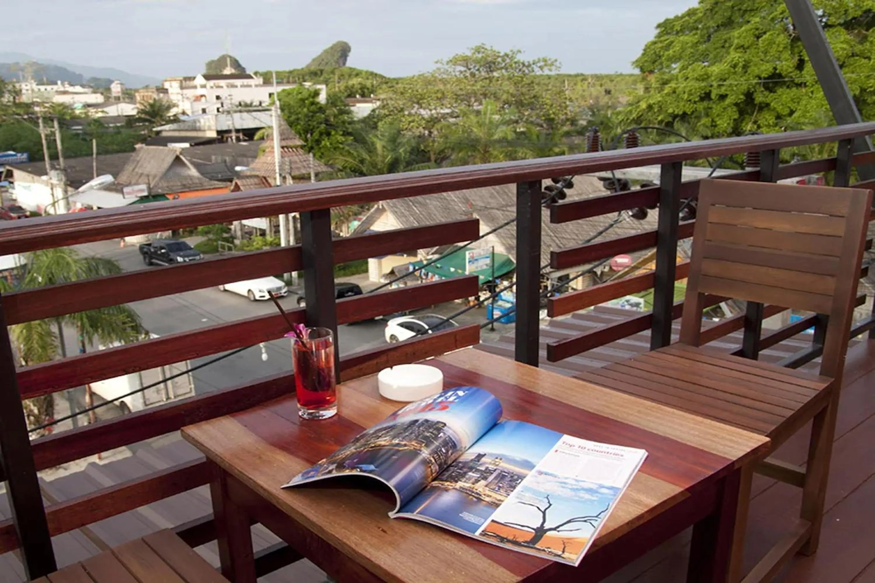 Balcony/Terrace in Krabi Orchid Hometel