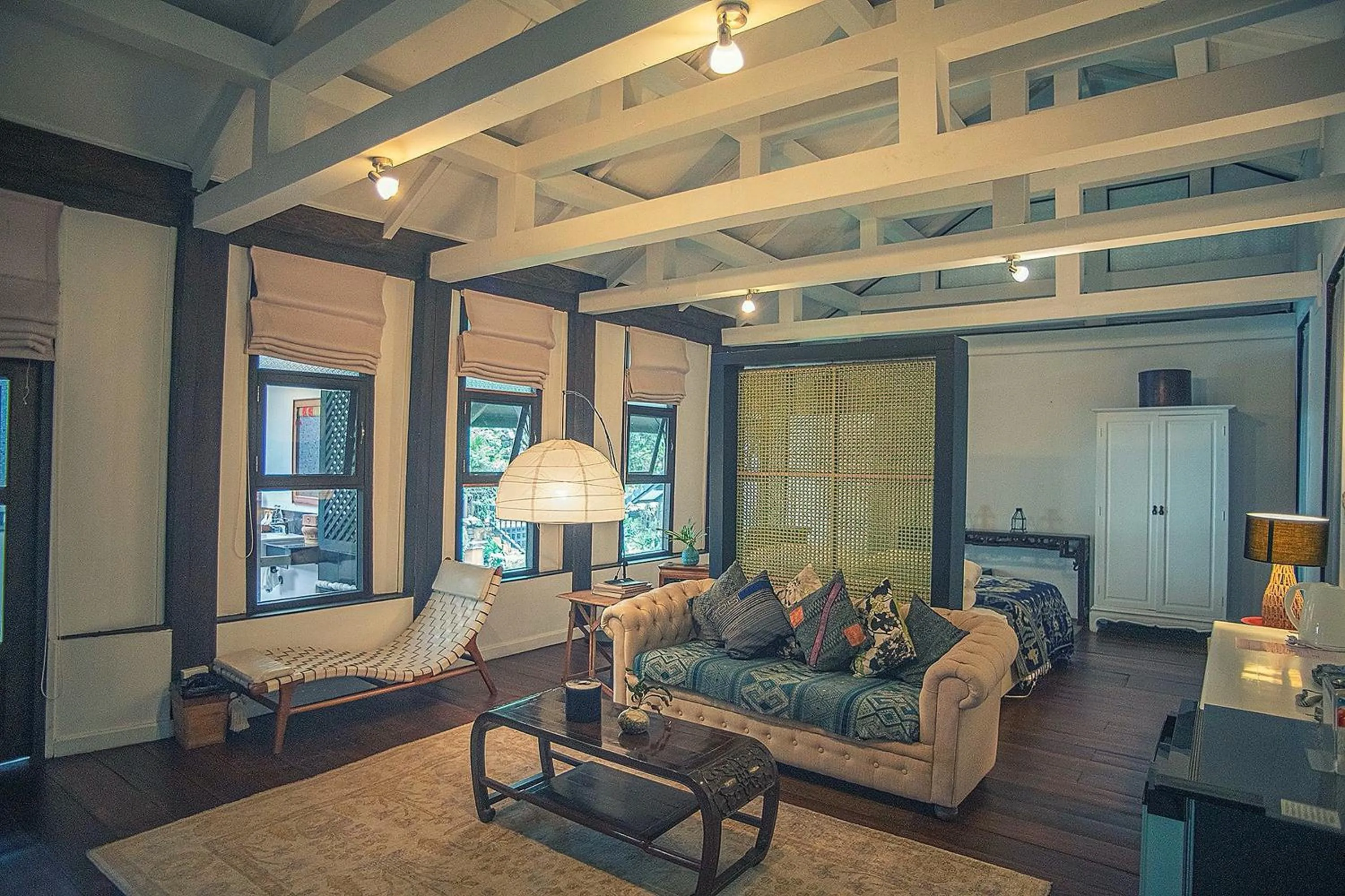 Living room in Baan Suan Residence เฮือนพักบ้านสวน