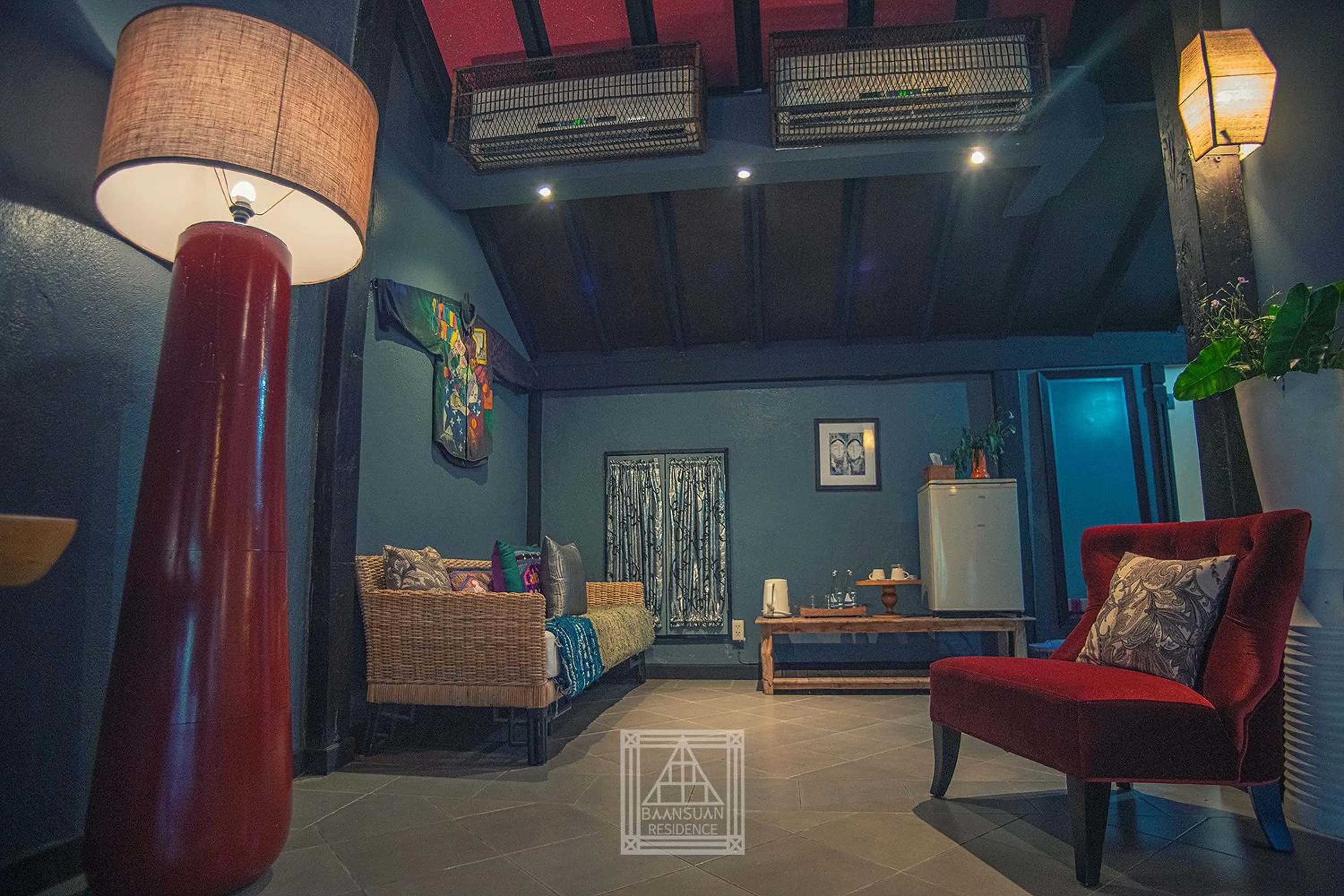 air conditioner in Baan Suan Residence เฮือนพักบ้านสวน