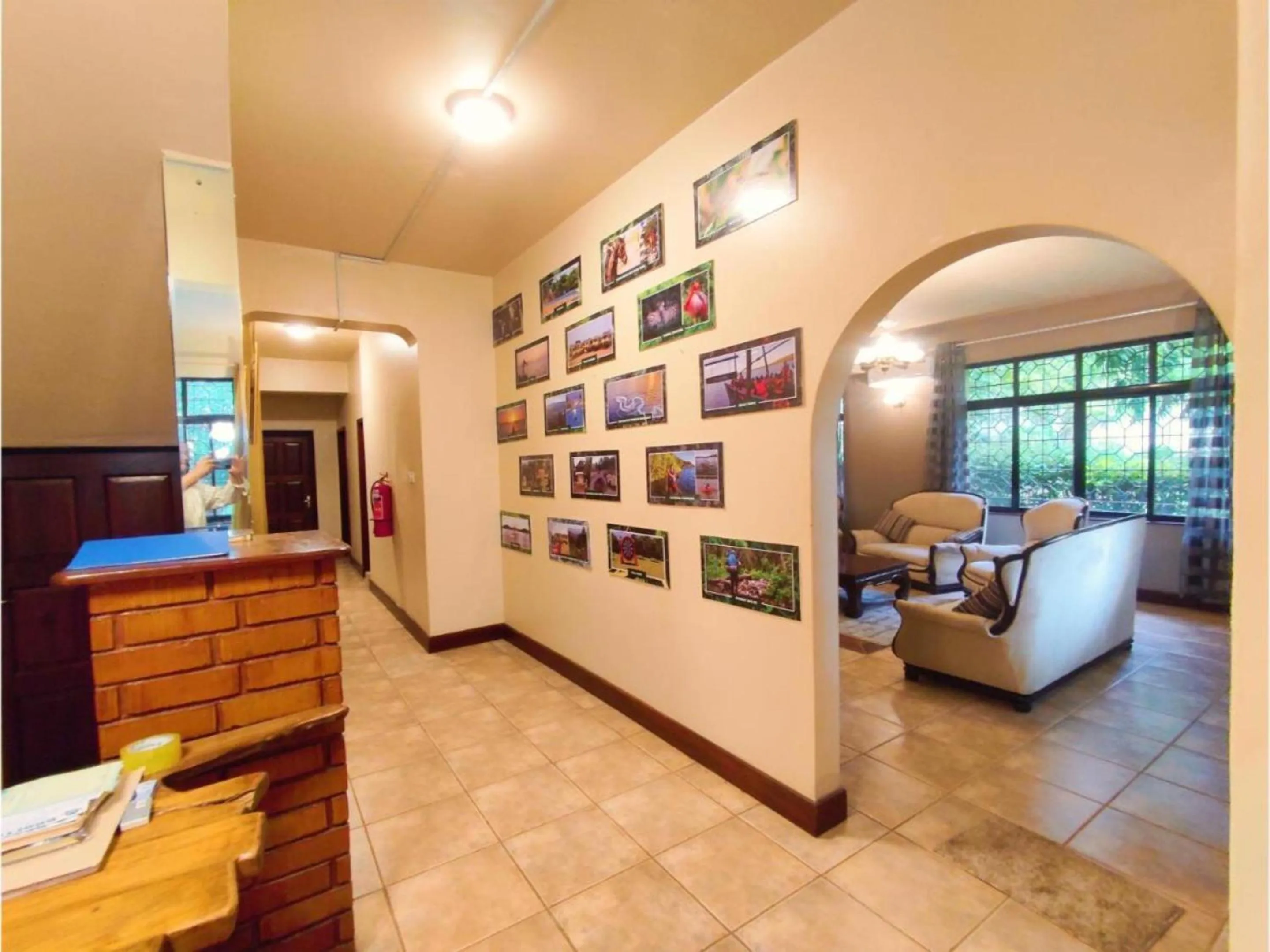 Communal lounge/ TV room in Olivia Guesthouse