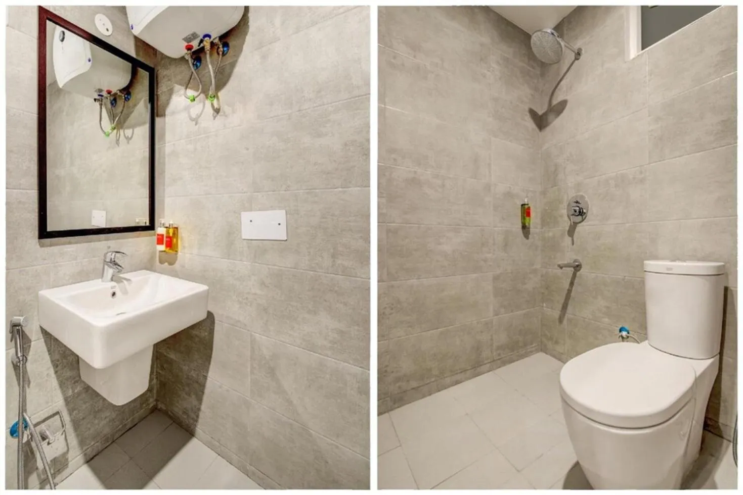 Shower in Akshay home stay