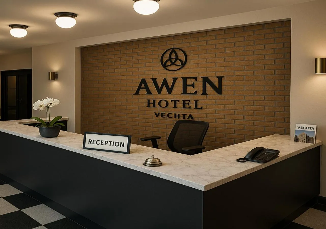 Lobby or reception in Awen Hotel Vechta