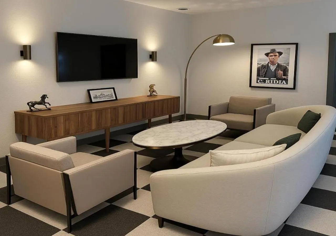 Lobby or reception in Awen Hotel Vechta