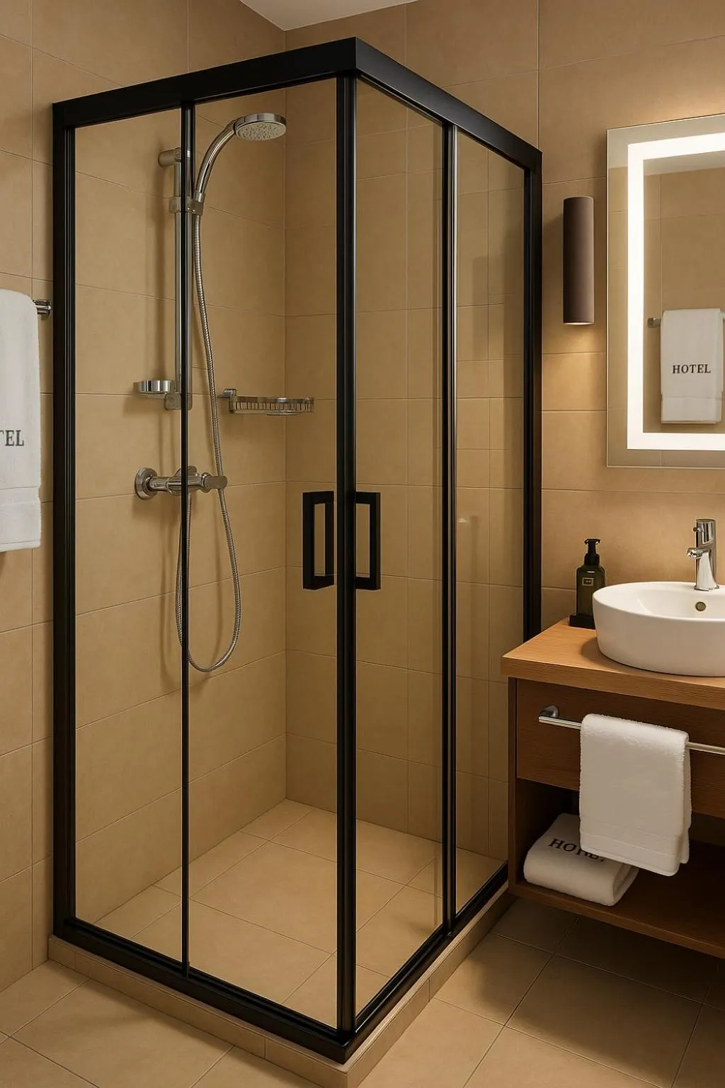 Bathroom in Awen Hotel Vechta