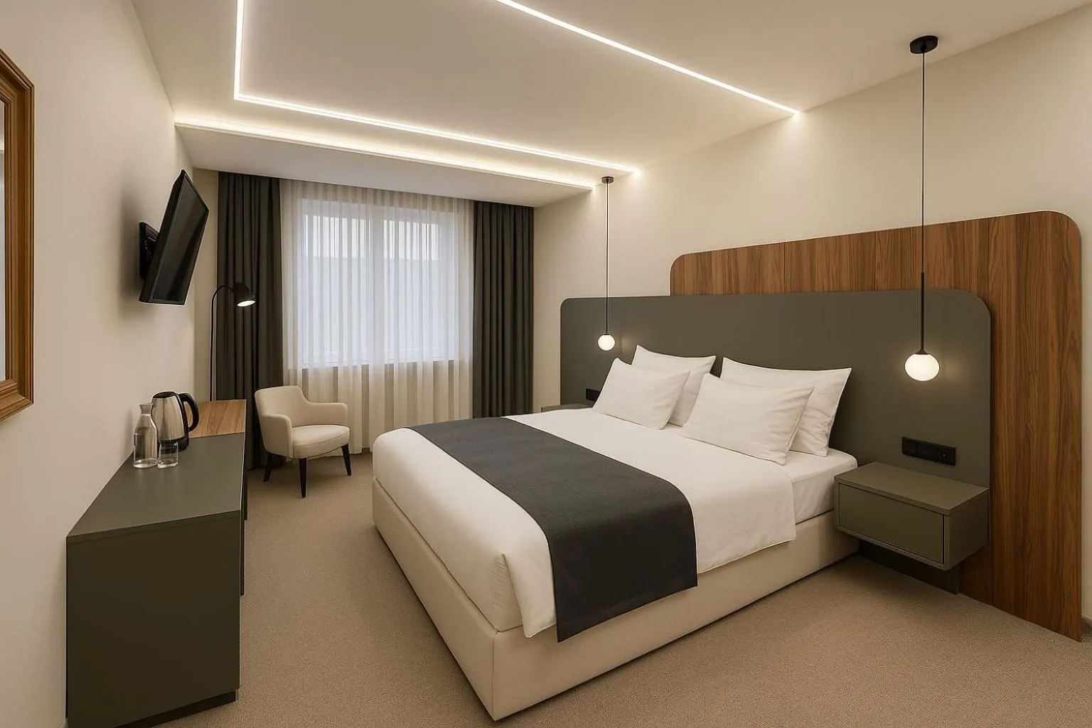 Bed in Awen Hotel Vechta