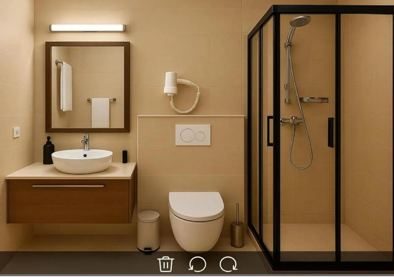 Shower in Awen Hotel Vechta