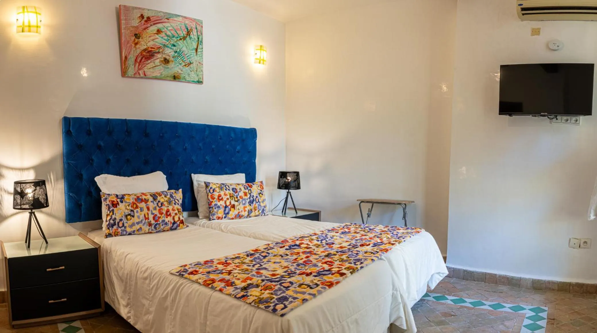 Bed in Riad Dar Pierre