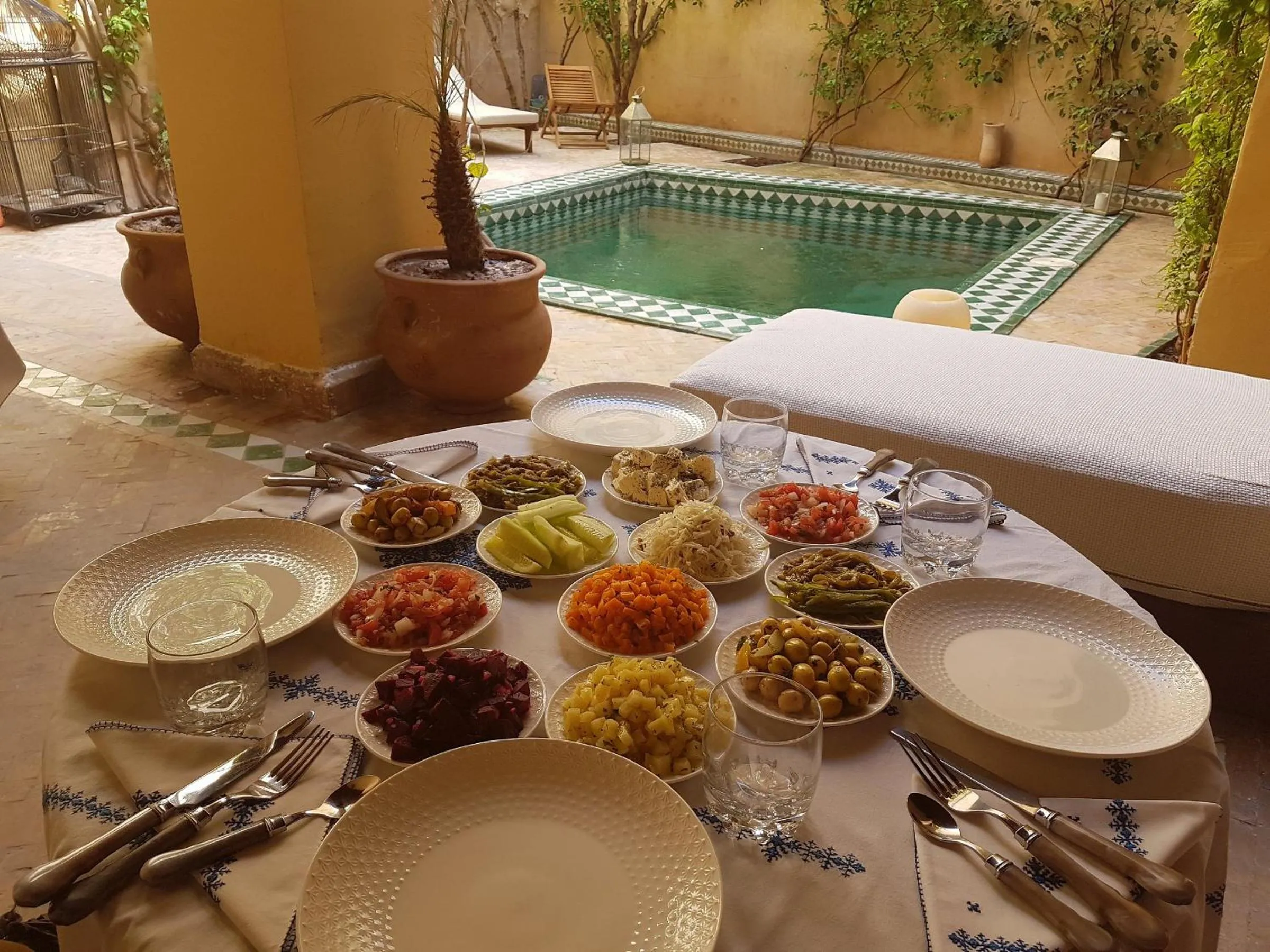Patio in Riad Dar Pierre