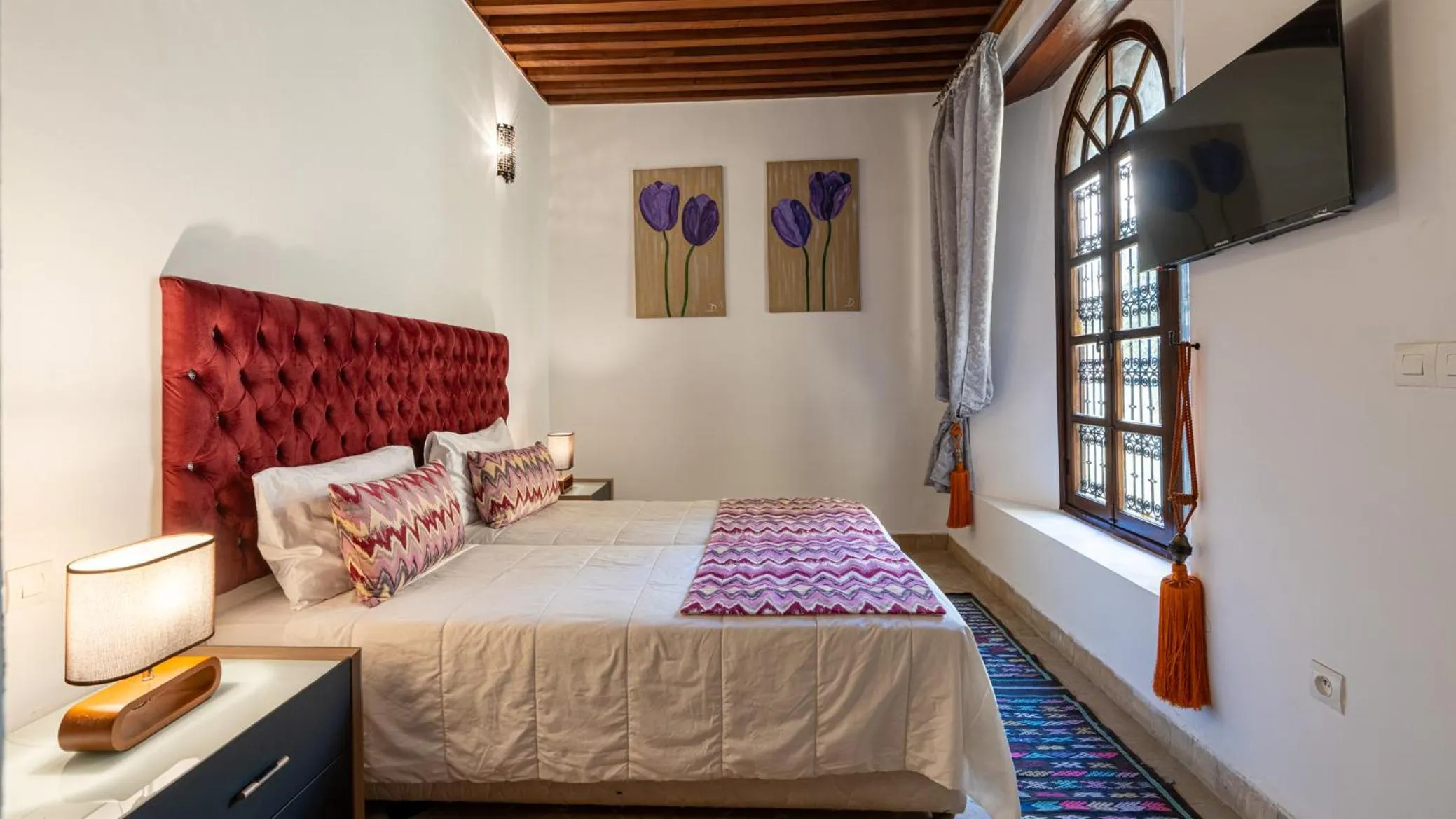 Bed in Riad Dar Pierre