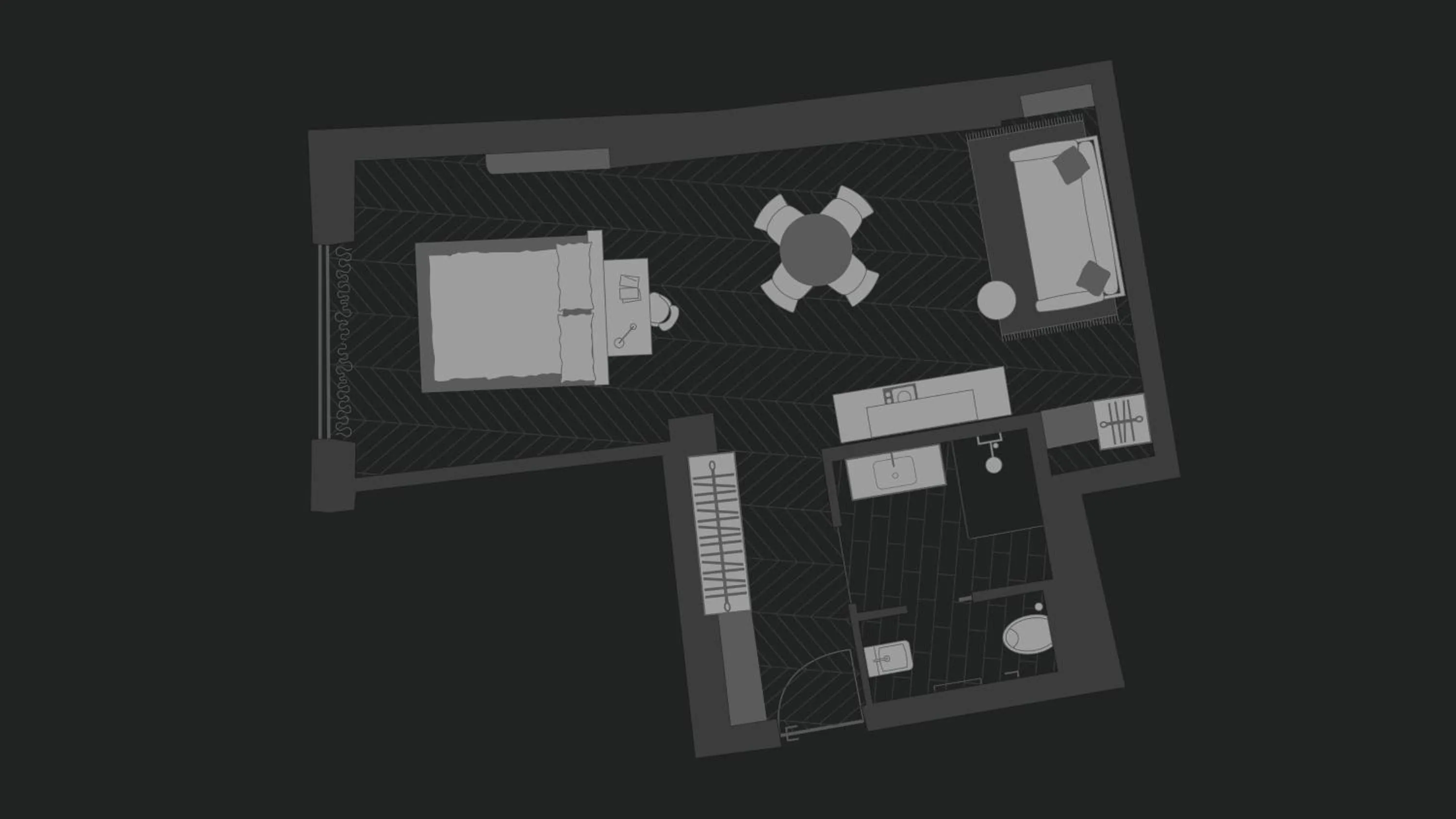 Floor plan in Schwarzer Adler - Concept Living