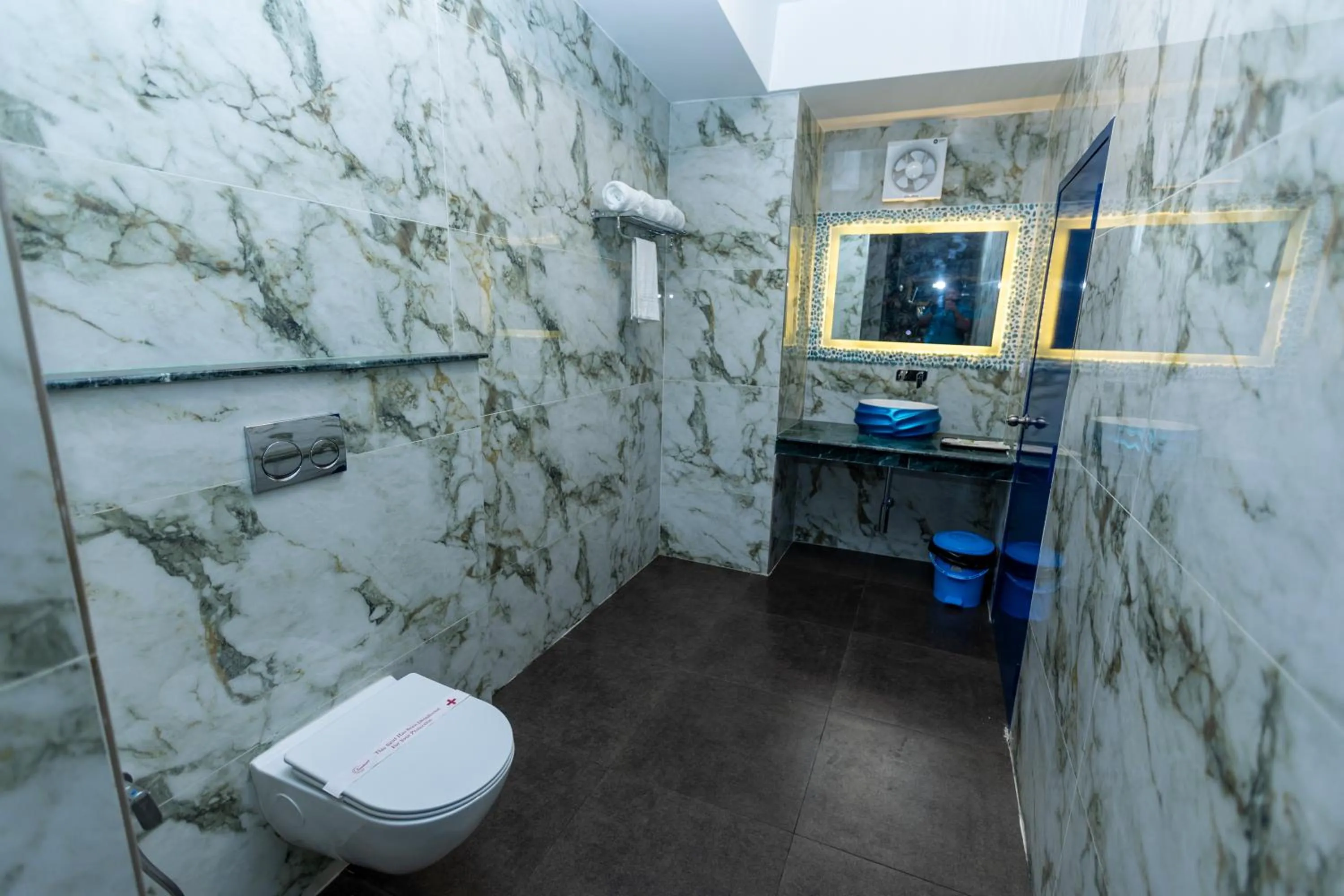 Toilet in T Resort with Swimming Pool