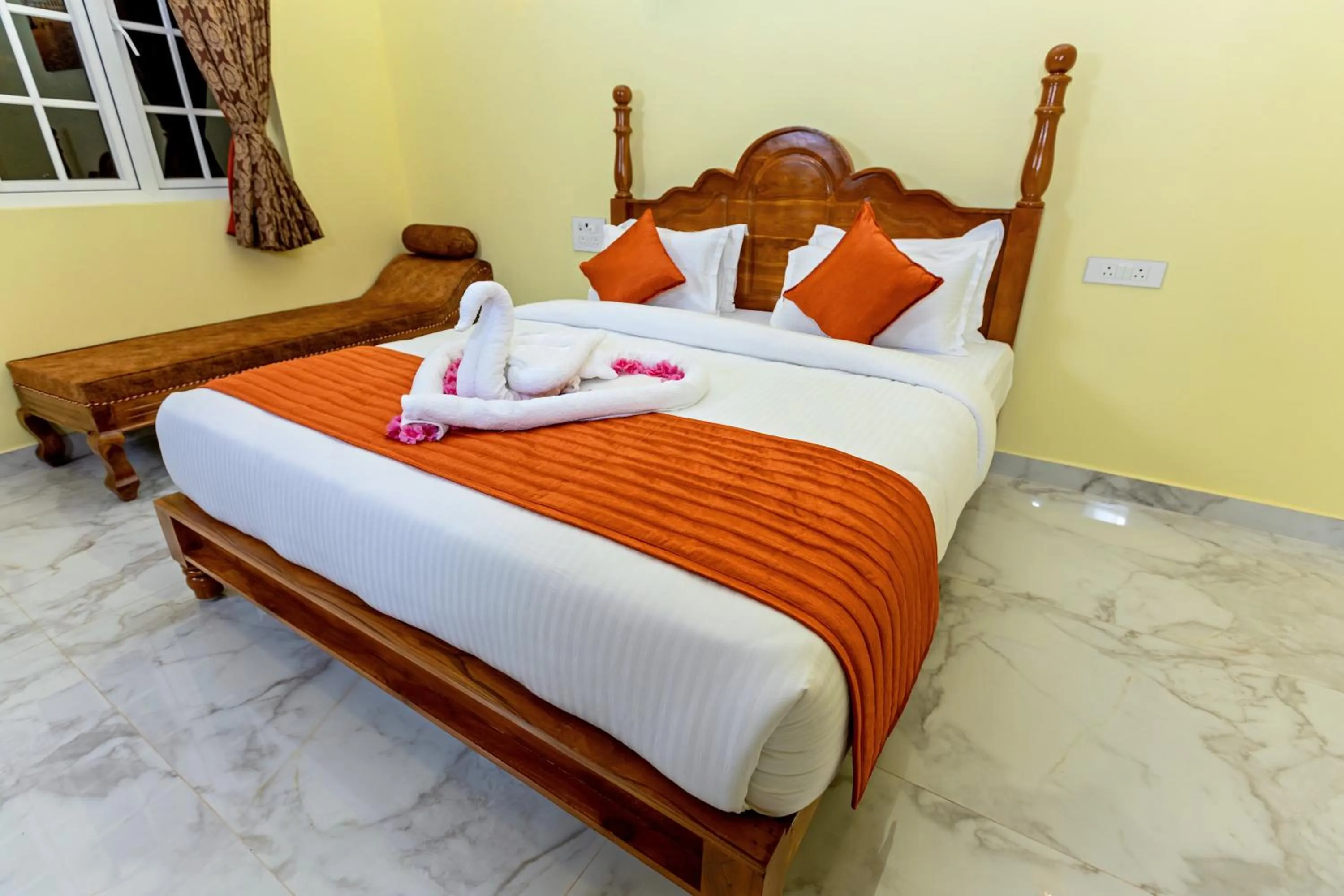 Bed in T Resort with Swimming Pool