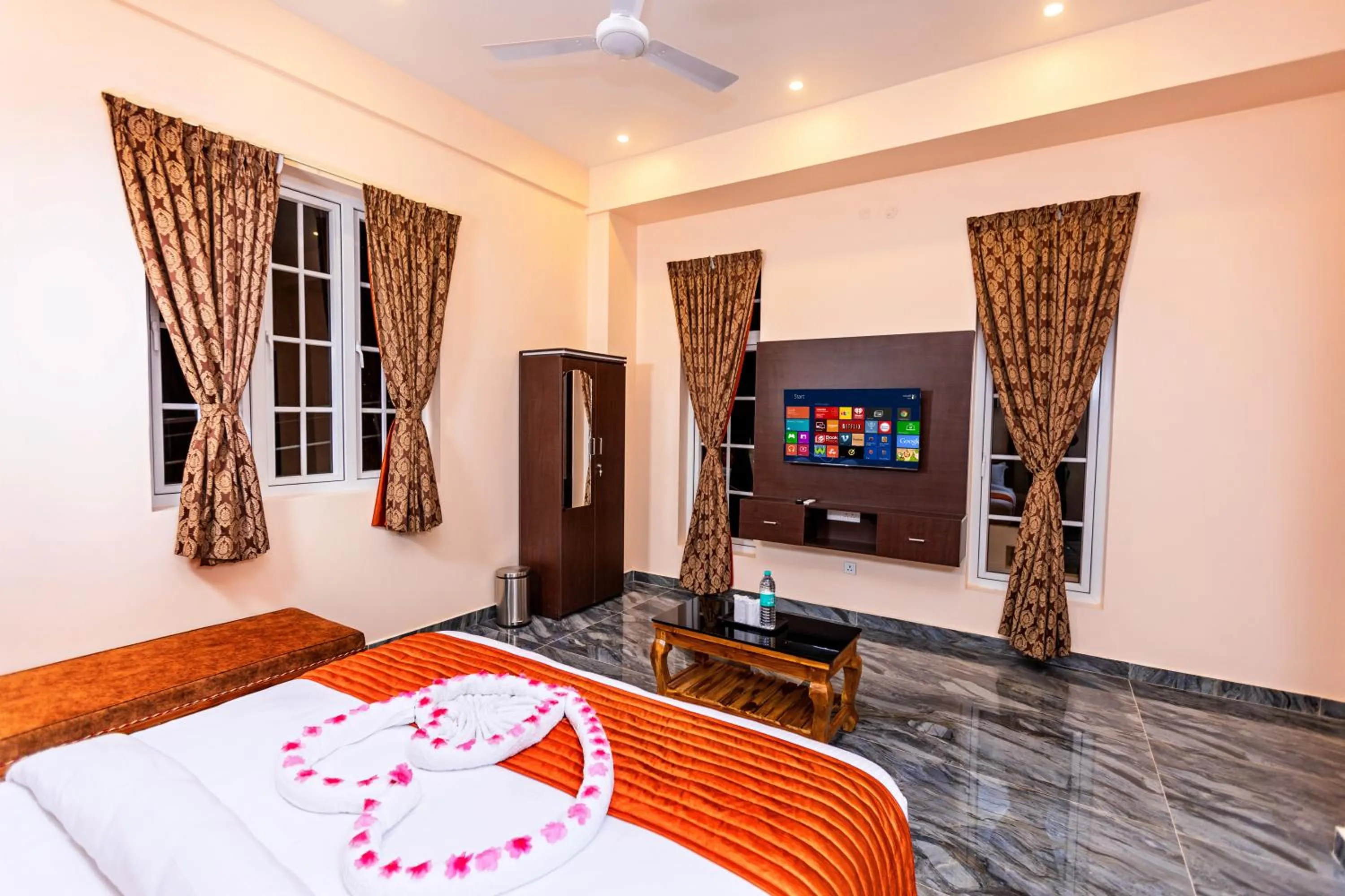 Bed in T Resort with Swimming Pool