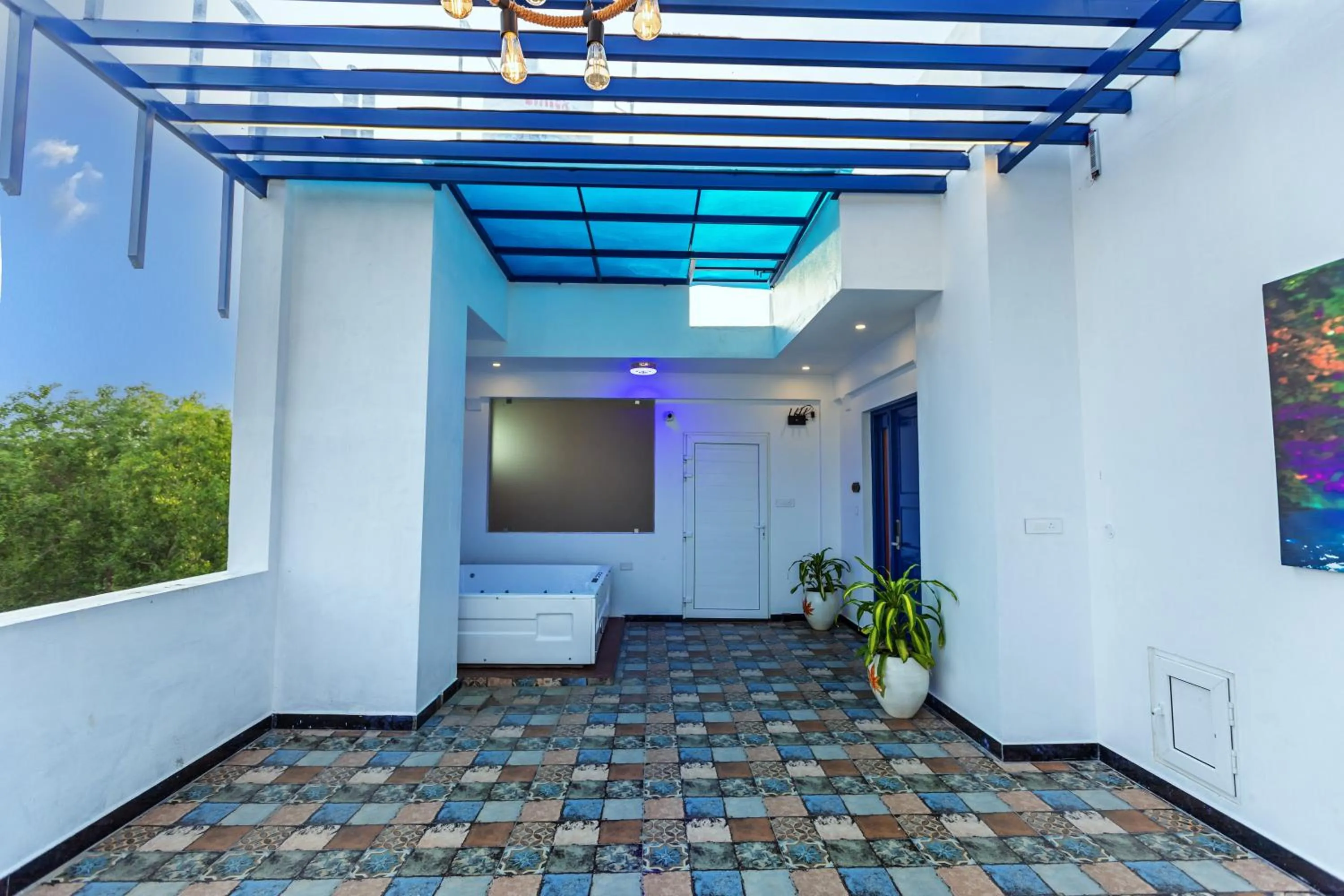 Balcony/Terrace in T Resort with Swimming Pool